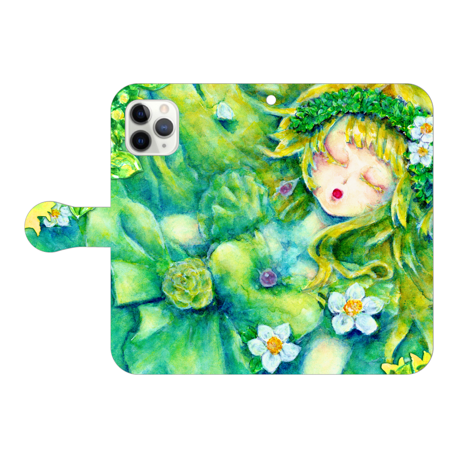 窓の外 iPhone11 Pro 手帳型スマホケース