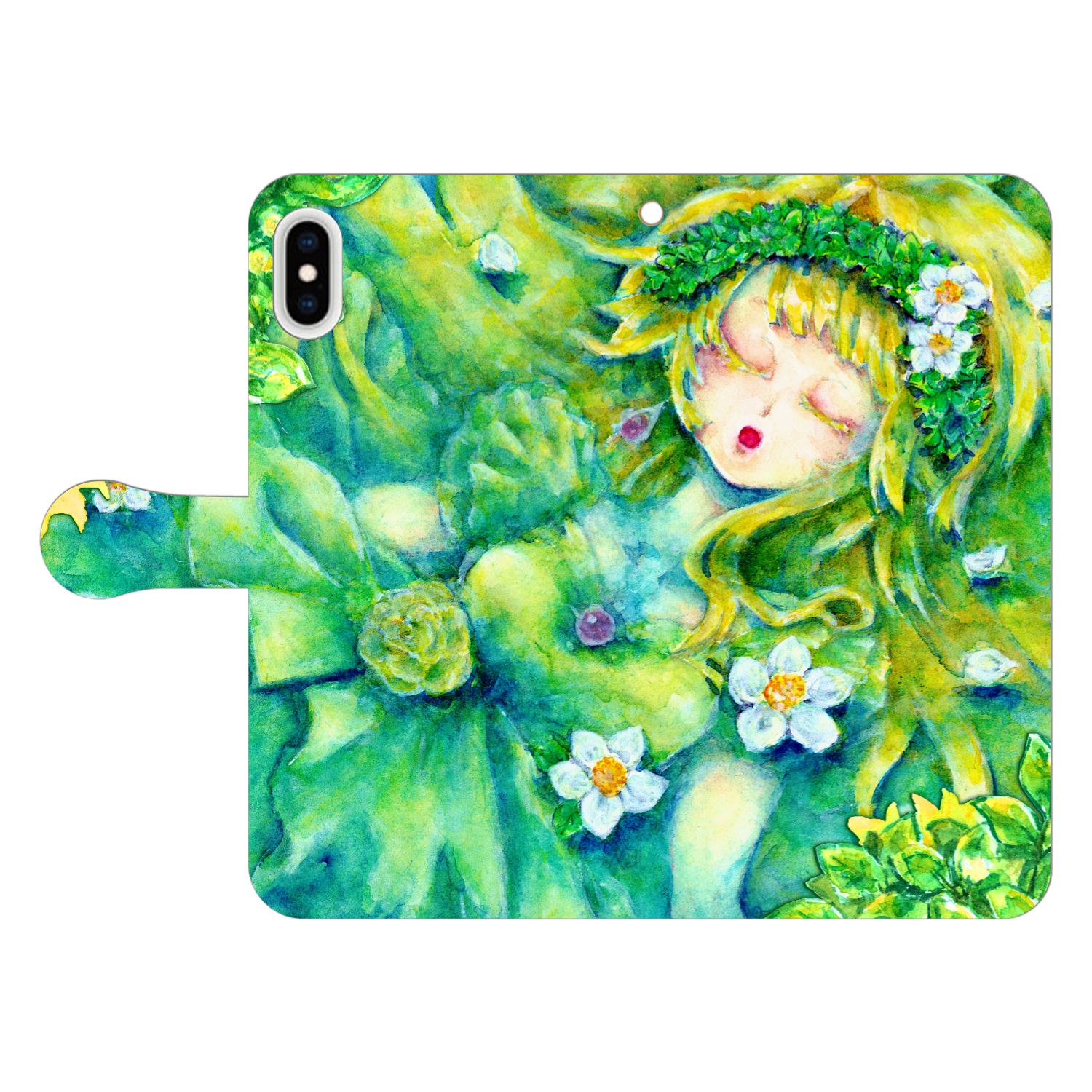 窓の外 iPhone Xs MAX 手帳型スマホケース