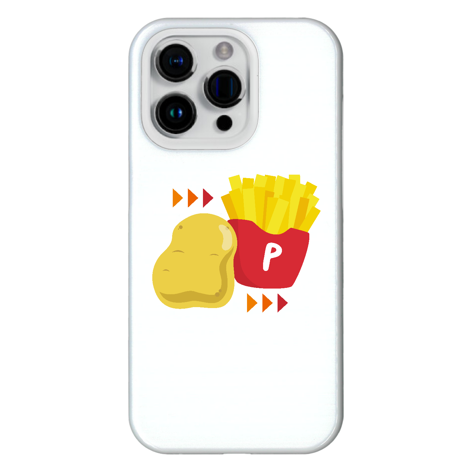 グラフィックシリーズ「ポテトエボリューション」 iPhone15 Pro (ハードケース)