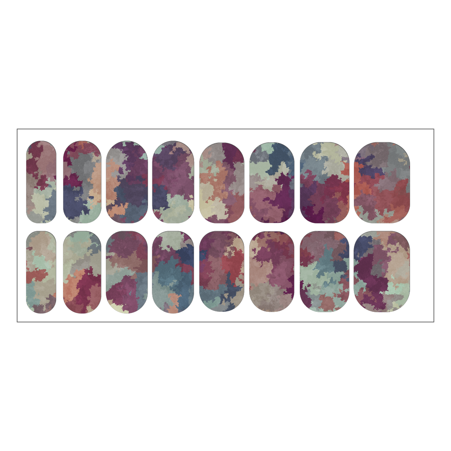 Signac Rusty Red オリジナルネイルシール