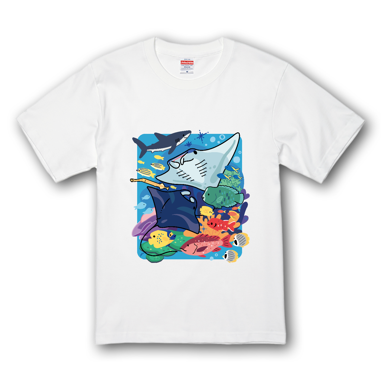 マンタの海 プレミアムTシャツ