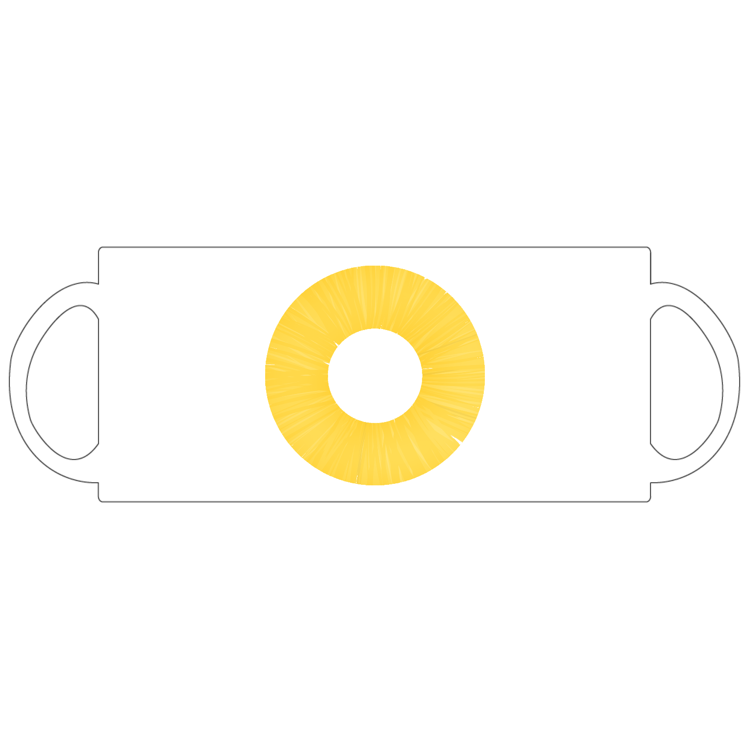 ザ・輪切のパイン定番マグカップ1