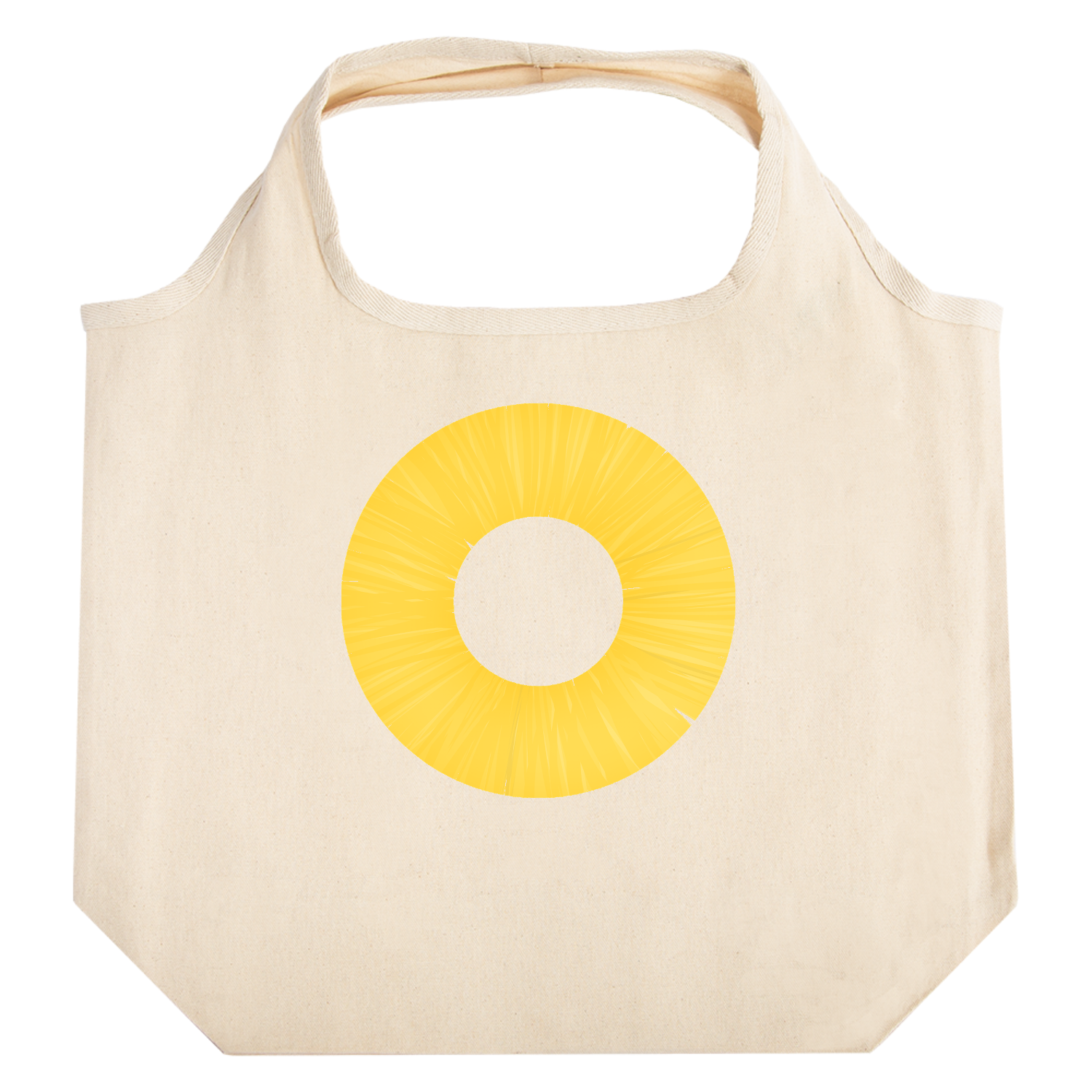 ザ・輪切のパイン たためるマルシェ【白プリントあり】