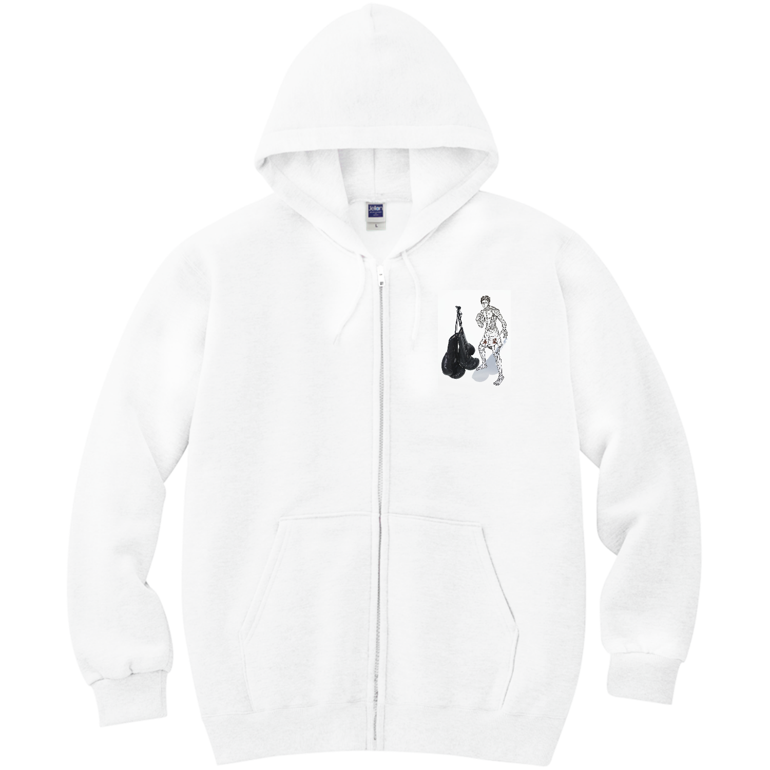 ボクシング・スポーツ・格闘技 軽量ジップアップパーカー