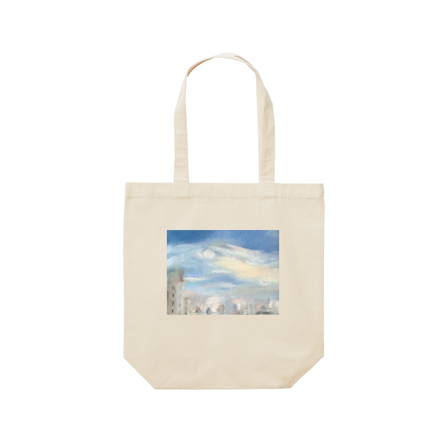 ほわり レギュラーキャンバストートバッグ(M) (フルカラー転写プリント)