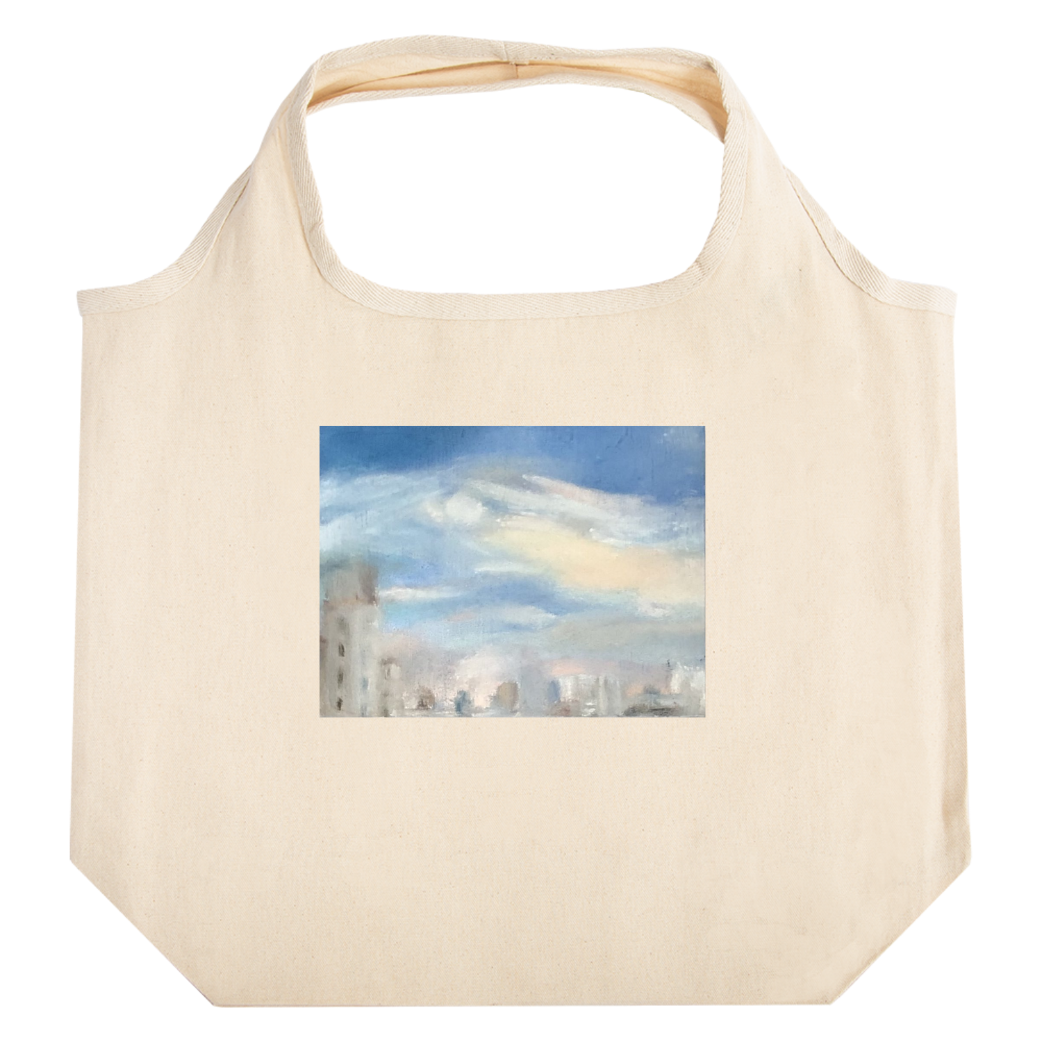 ほわり たためるマルシェ【白プリントあり】