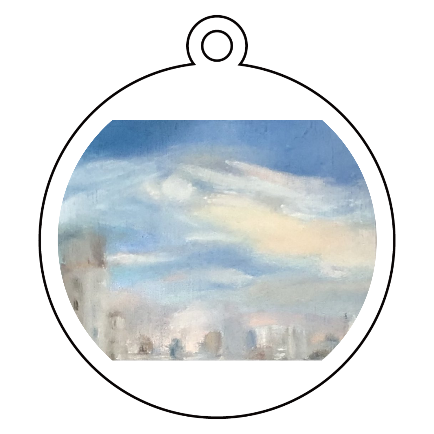 ほわり アクリルキーホルダー　丸型 (6cm)