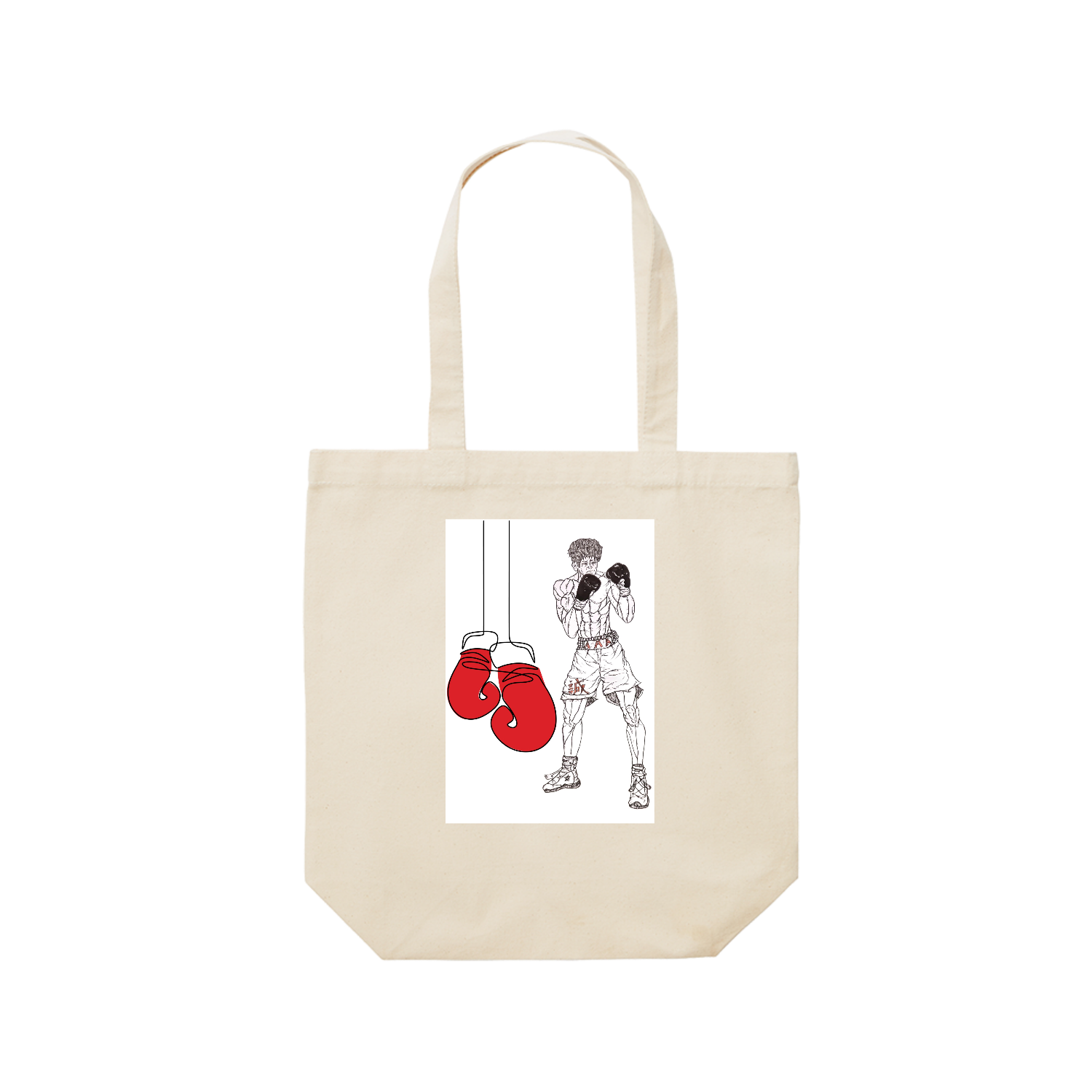 スポーツ・ボクサー・格闘技・整う レギュラーキャンバストートバッグ(M) (フルカラー転写プリント)