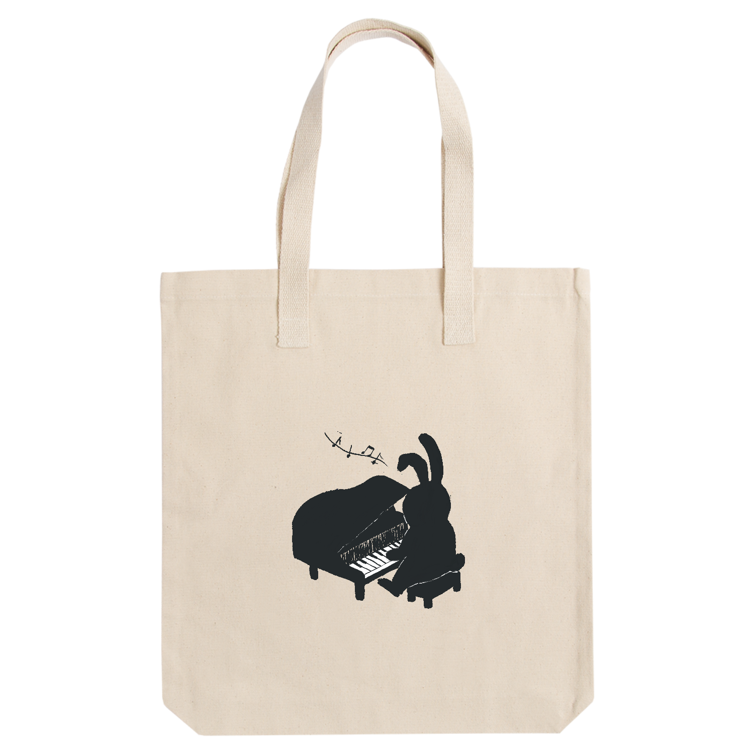 ピアノをひくうさぎ アーバントート【白プリントあり】