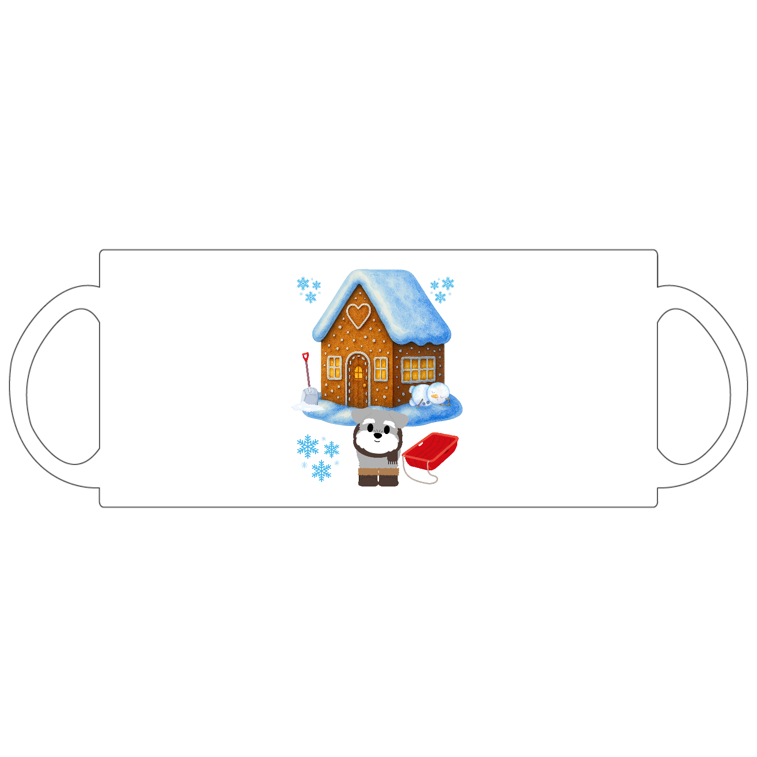 冬の訪れ　パート2 定番マグカップ