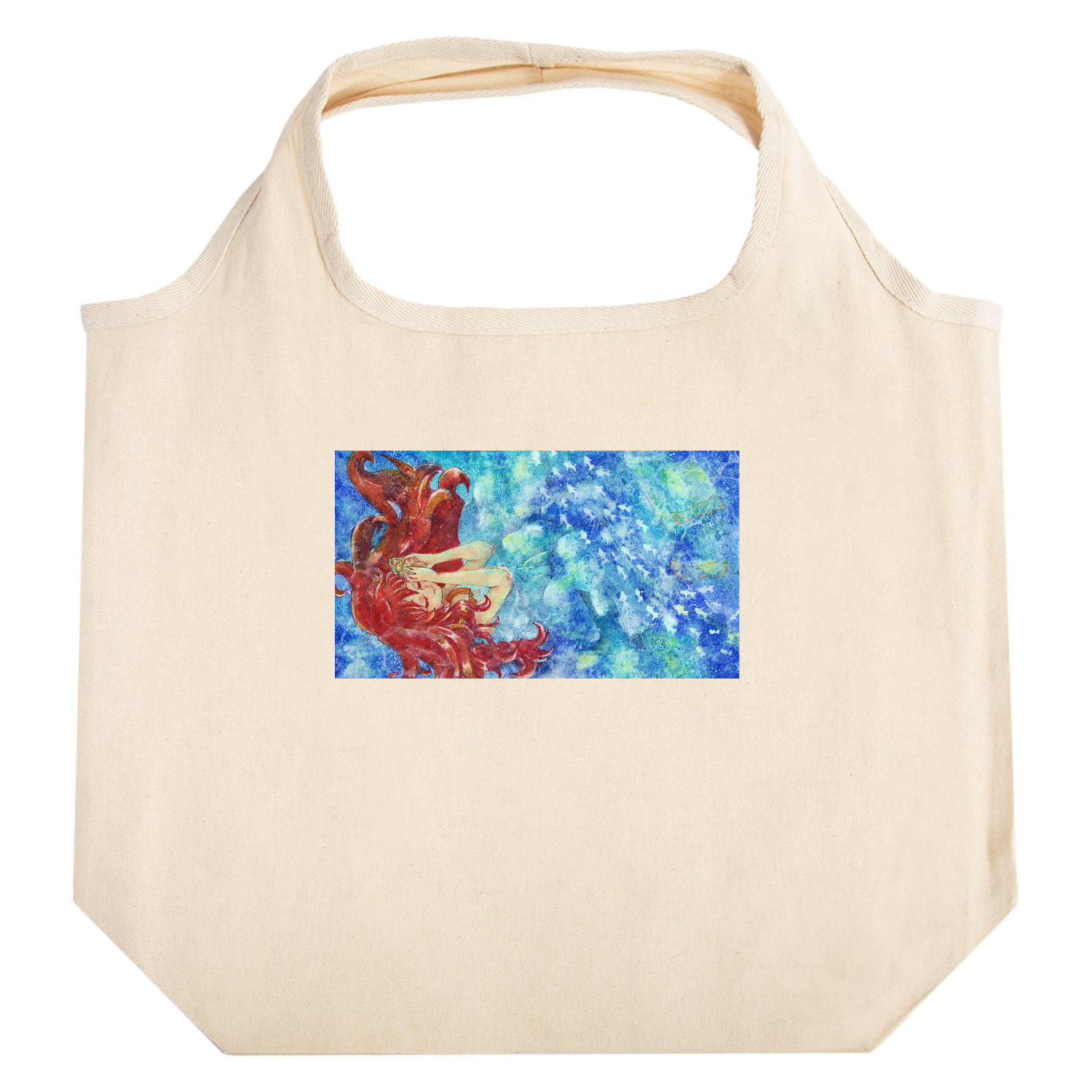 思ひ出の海 たためるマルシェ【白プリントあり】