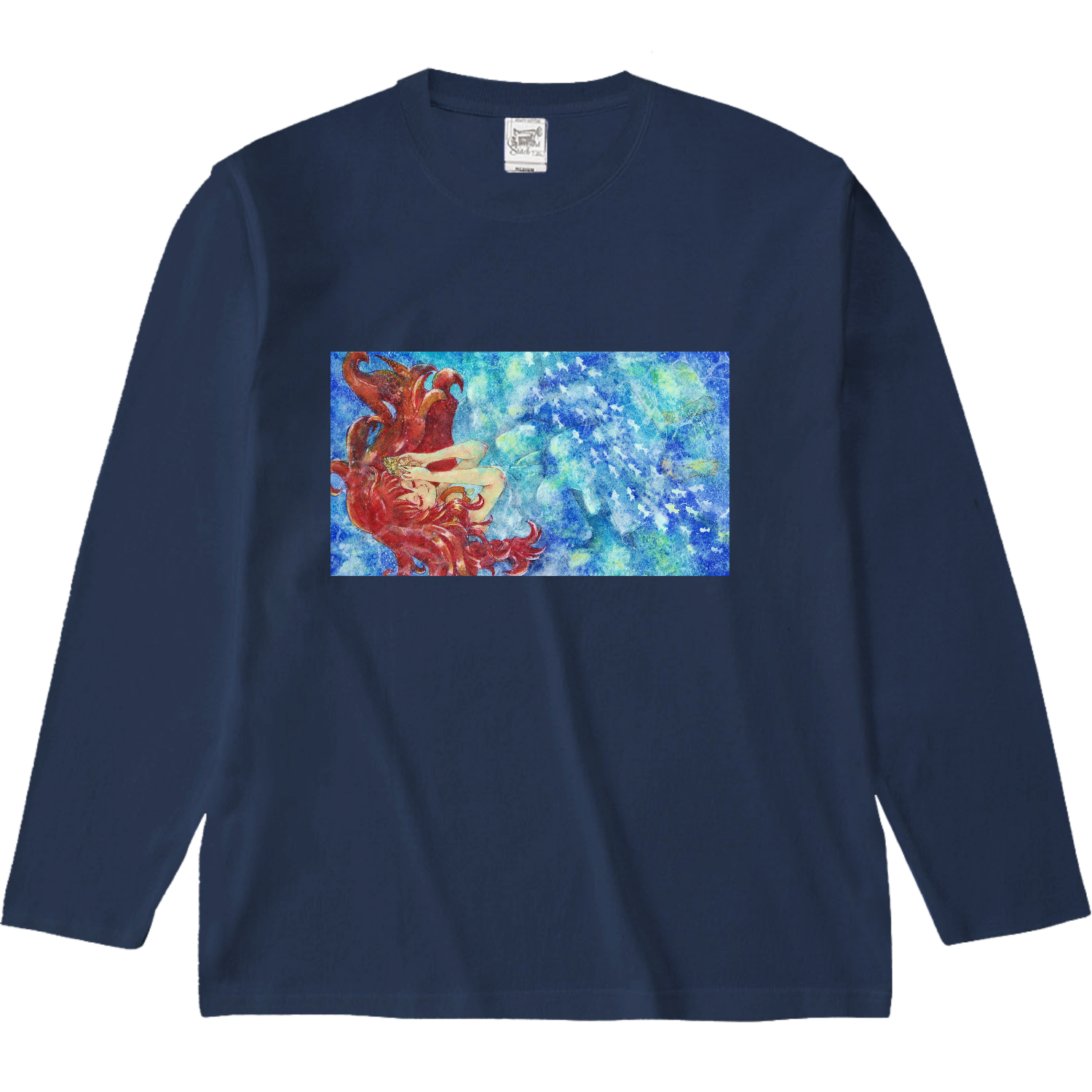 思ひ出の海 オープンエンド マックスウェイトロングスリーブTシャツ（リブ無し）