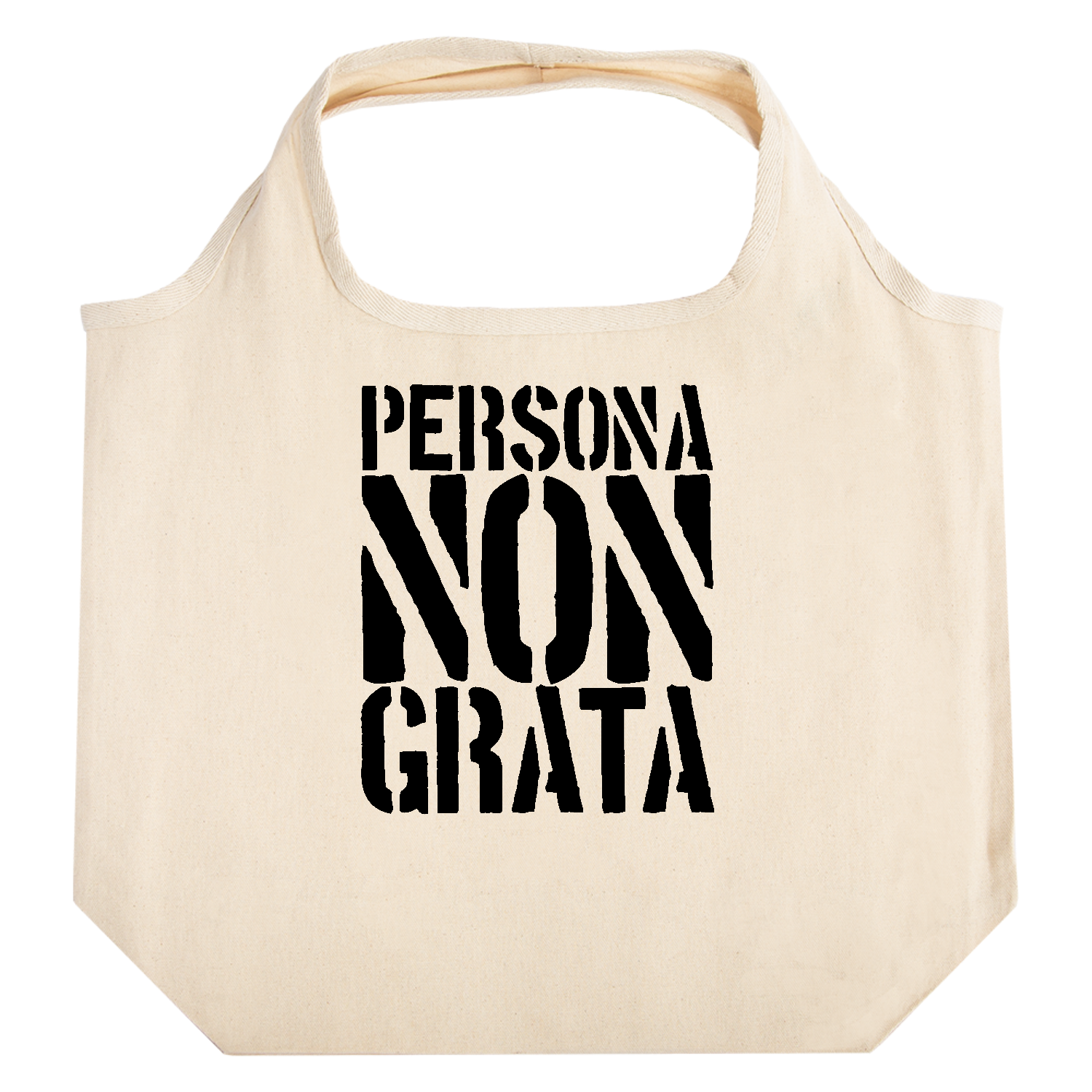 ペルソナ・ノン・グラータ（PERSONA NON GRATA）【時事・政治・言葉・ペルソナノングラータ】 たためるマルシェ【白プリントあり】