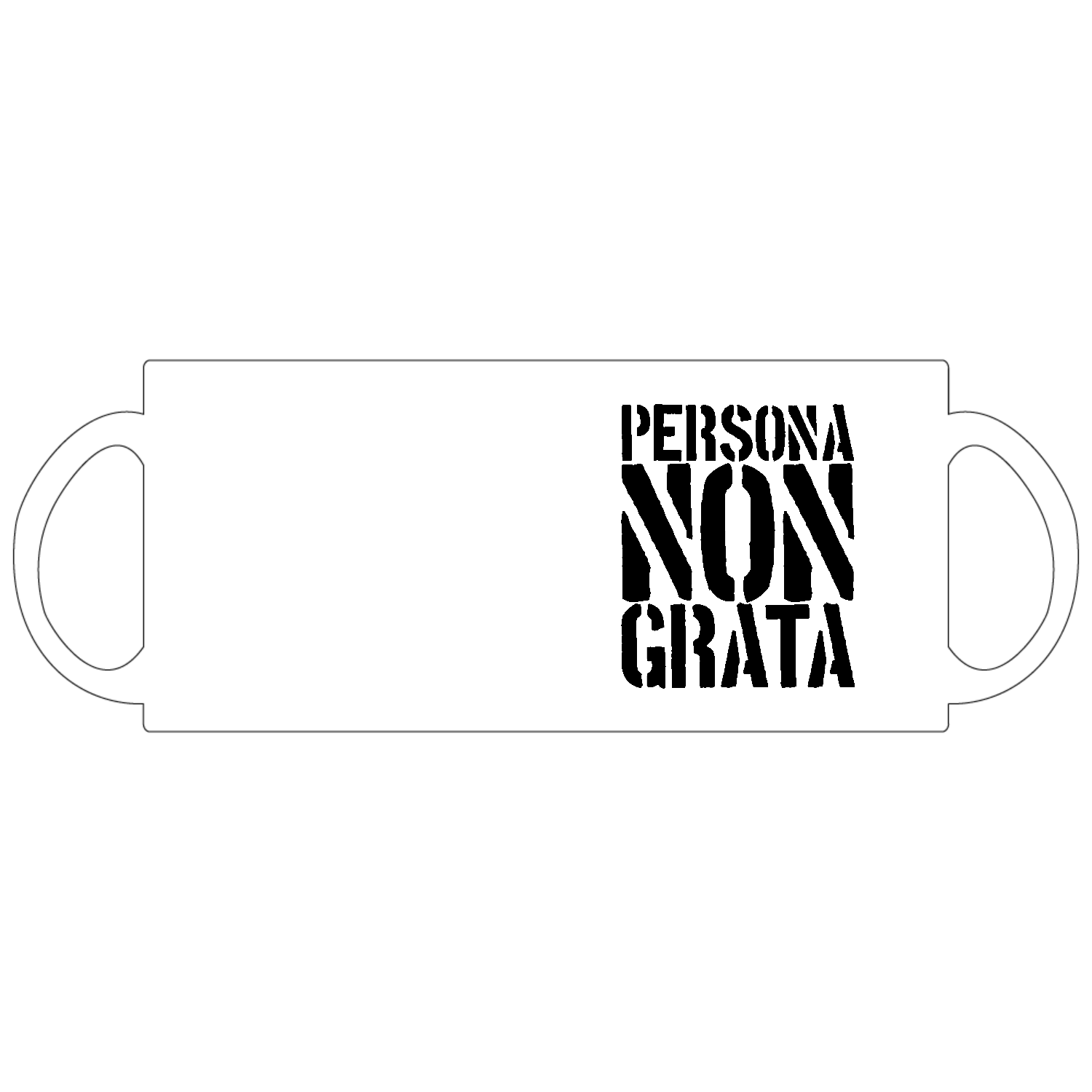 ペルソナ・ノン・グラータ（PERSONA NON GRATA）【時事・政治・言葉・ペルソナノングラータ】 定番マグカップ