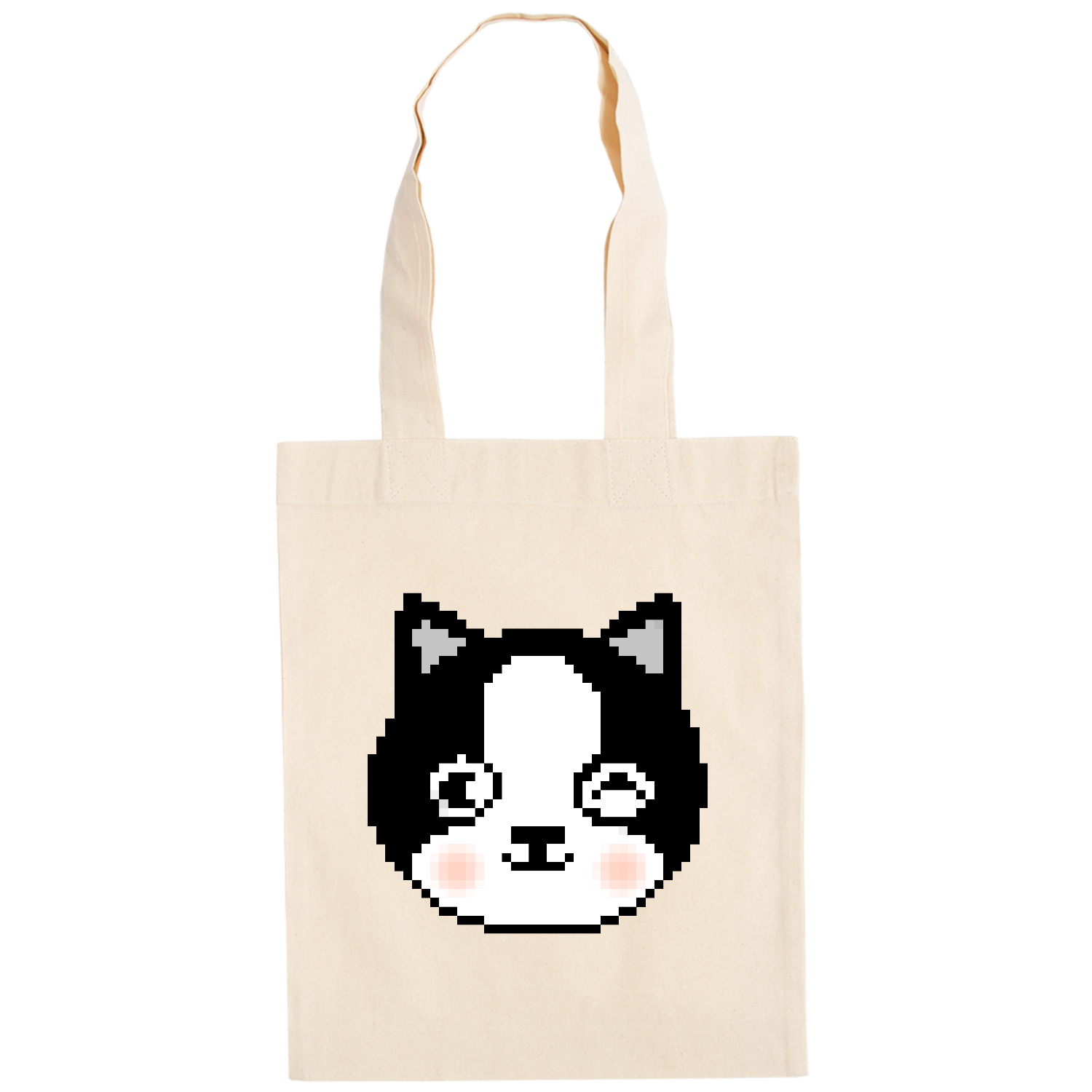 フレンチブルドッグのドット絵 ドイツテューテ【白プリントあり】