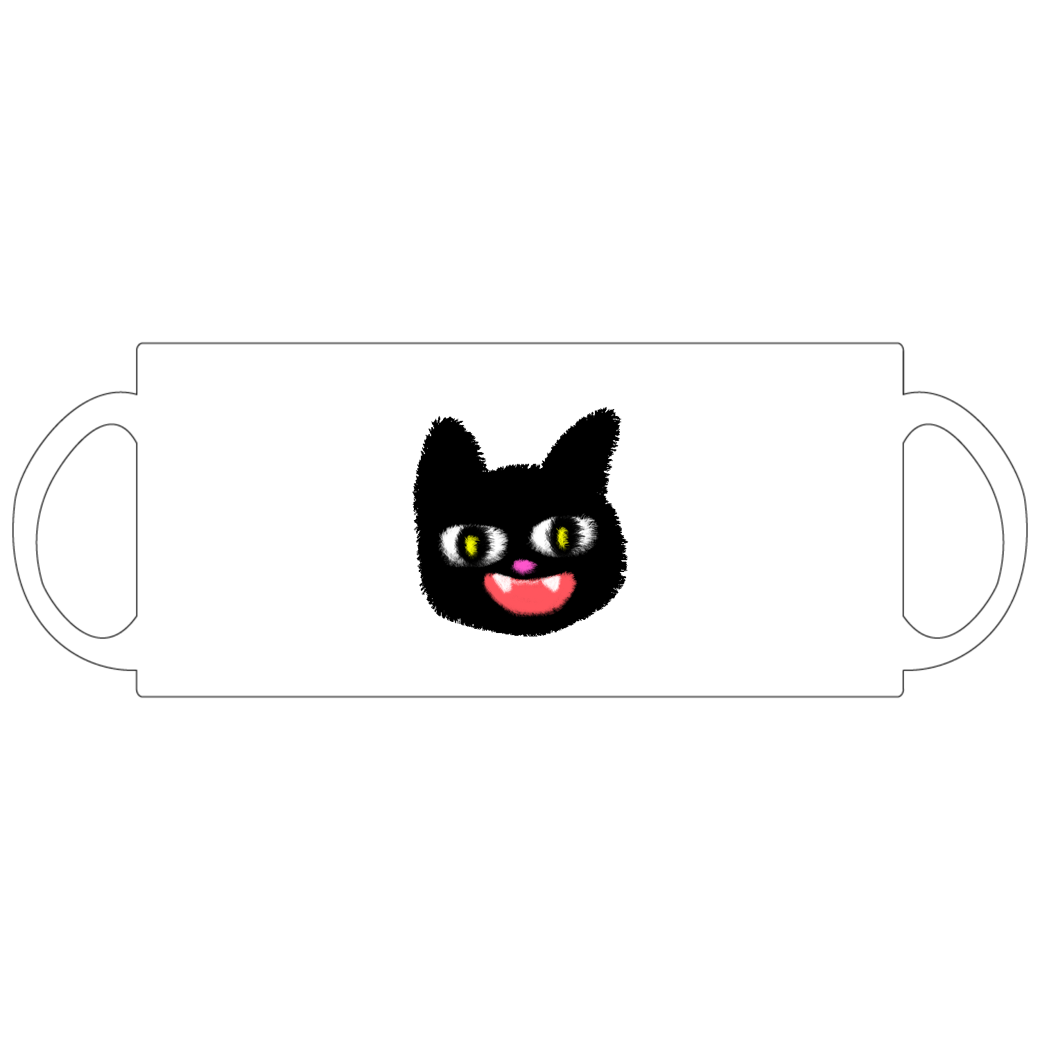blackcat定番マグカップの商品購入ページ｜クリエイターのオリジナル