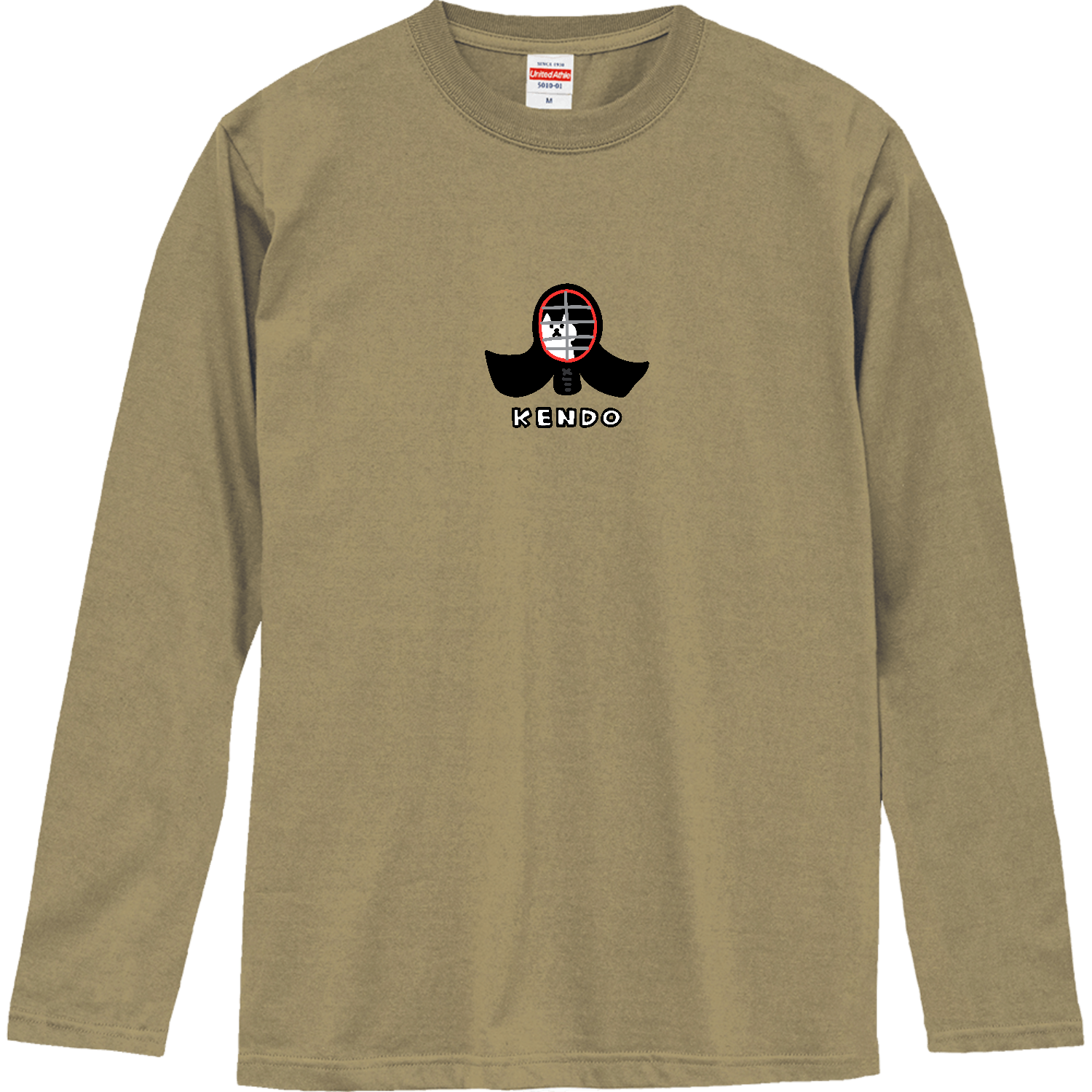 剣道　ネコin ロングスリーブTシャツ