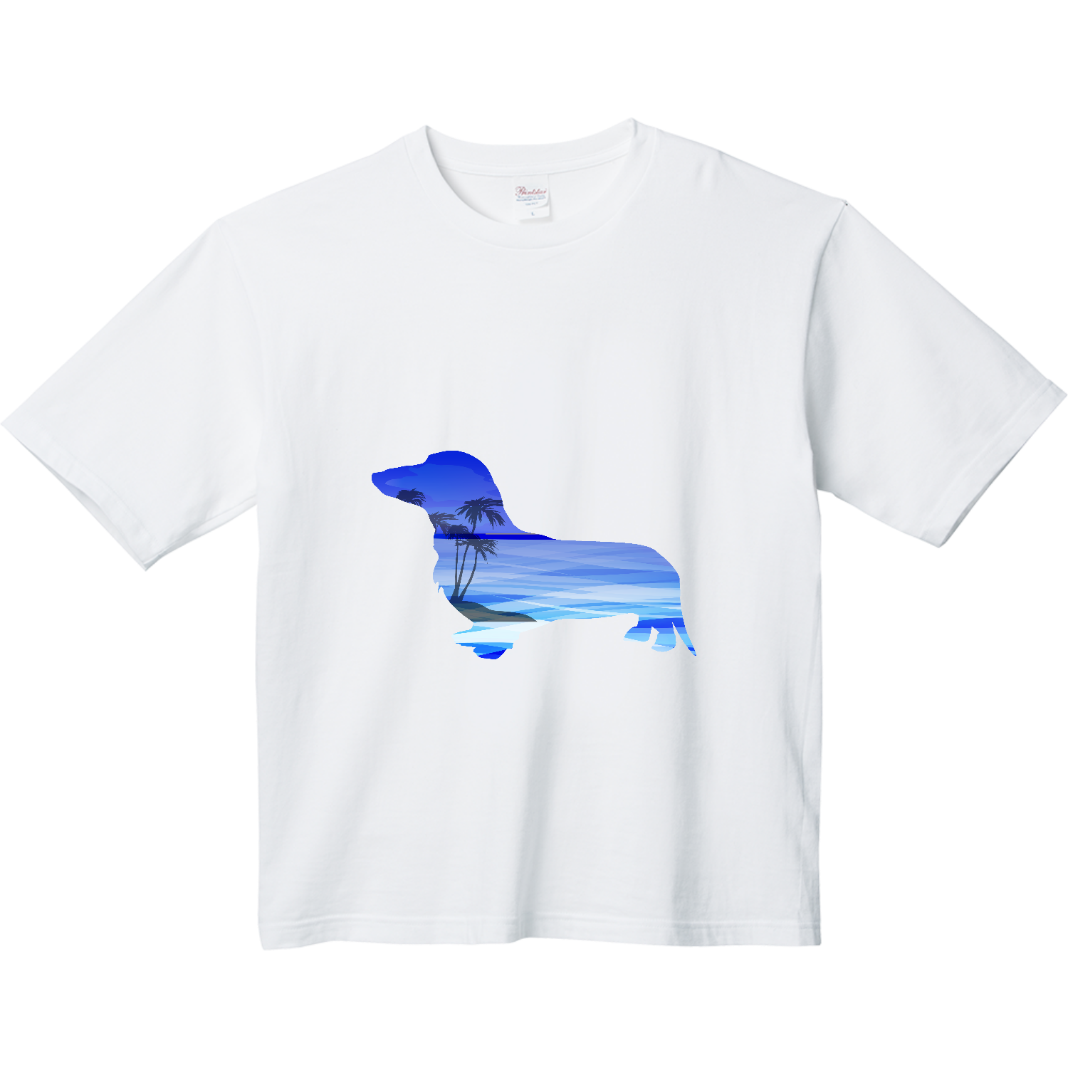 ハワイアンダックスのシルエットマーク ヘビーウェイト ビッグシルエットTシャツ