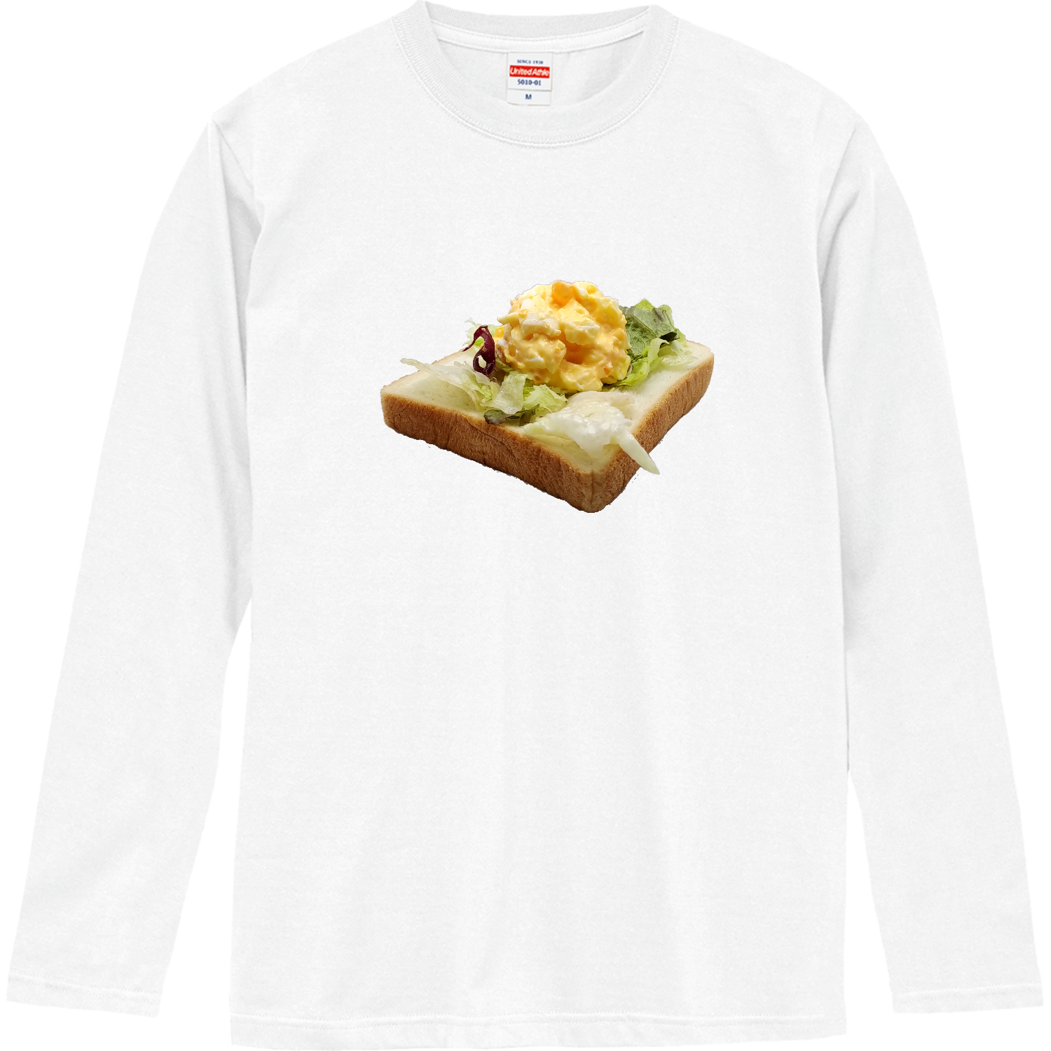 たまごサラダトースト ロングスリーブTシャツ