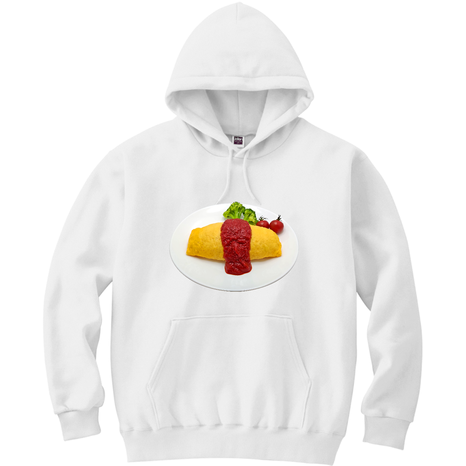 オムライス 軽量プルパーカー (長袖プリント)