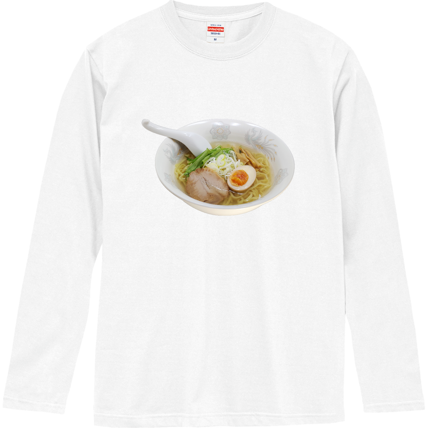 塩ラーメン ロングスリーブTシャツ