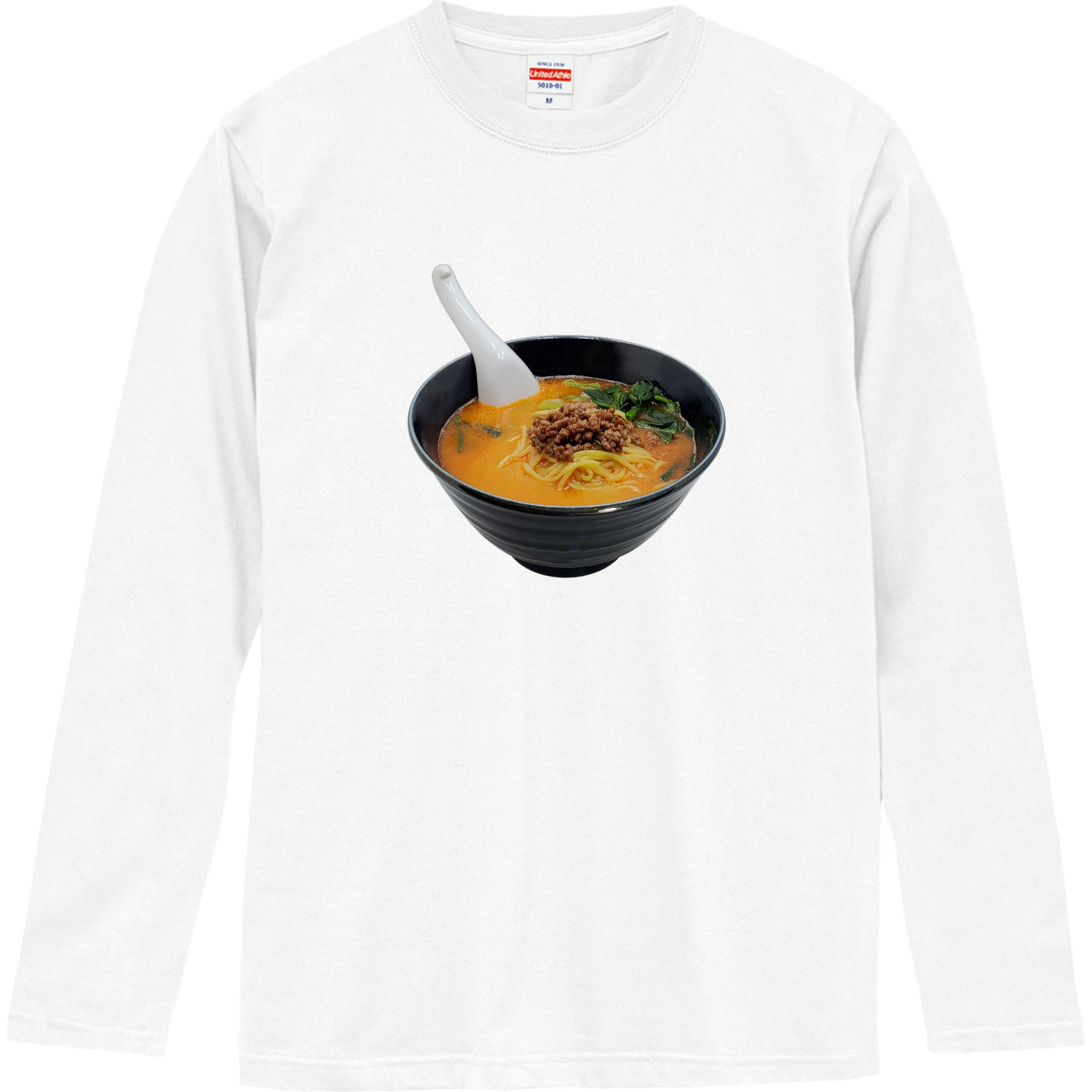 坦々麺 ロングスリーブTシャツ