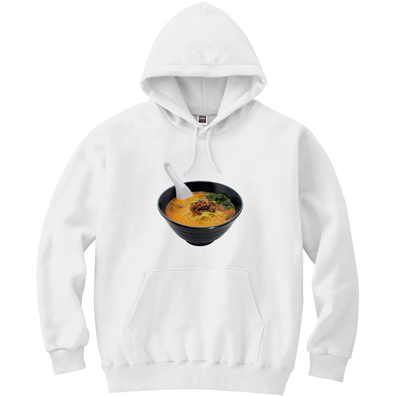 坦々麺 軽量プルパーカー (長袖プリント)