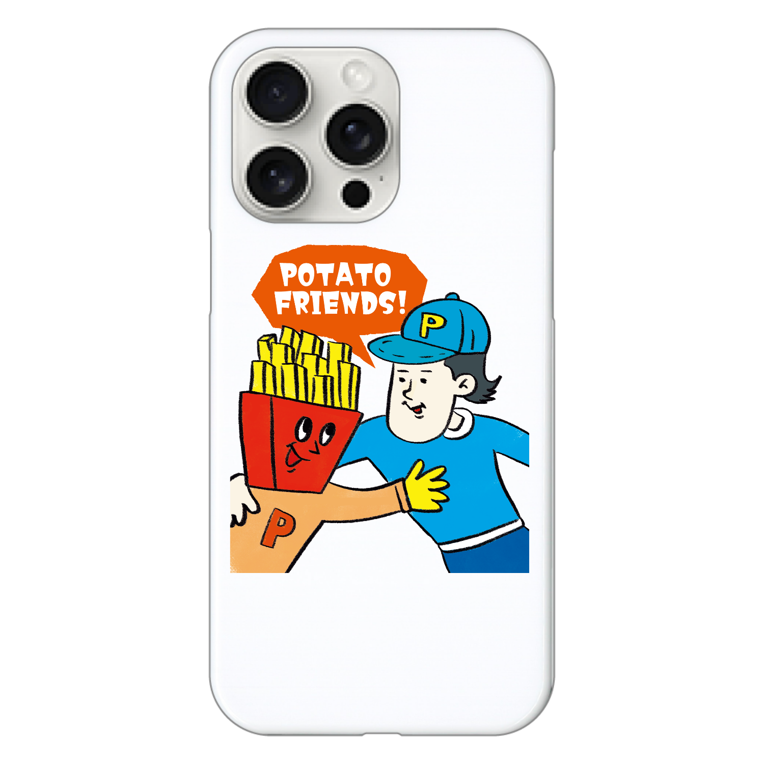 グラフィックシリーズ「おれたちポテトフレンズ！」 iPhone15 Pro Max (ハードケース)
