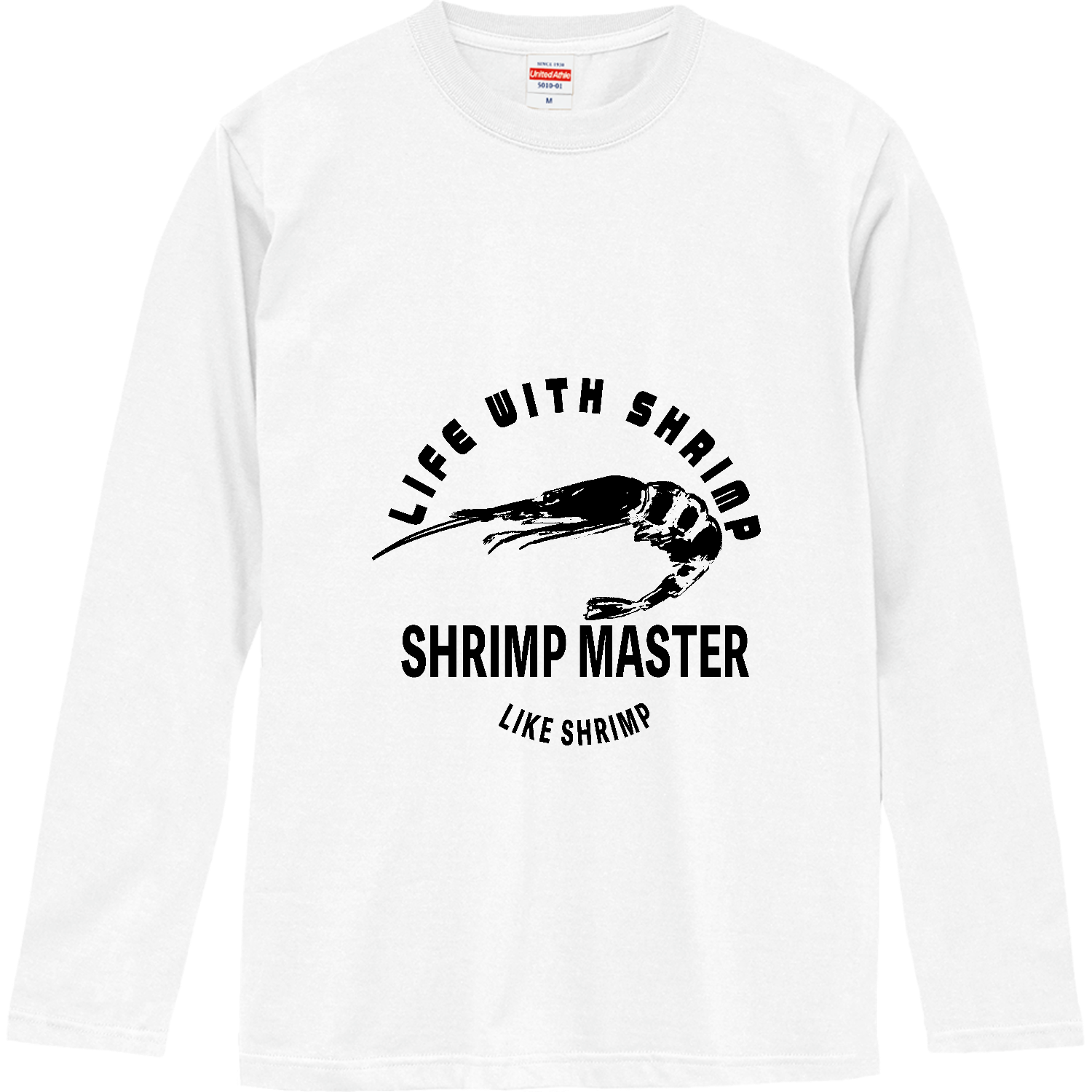 海老のロゴ ロングスリーブTシャツ