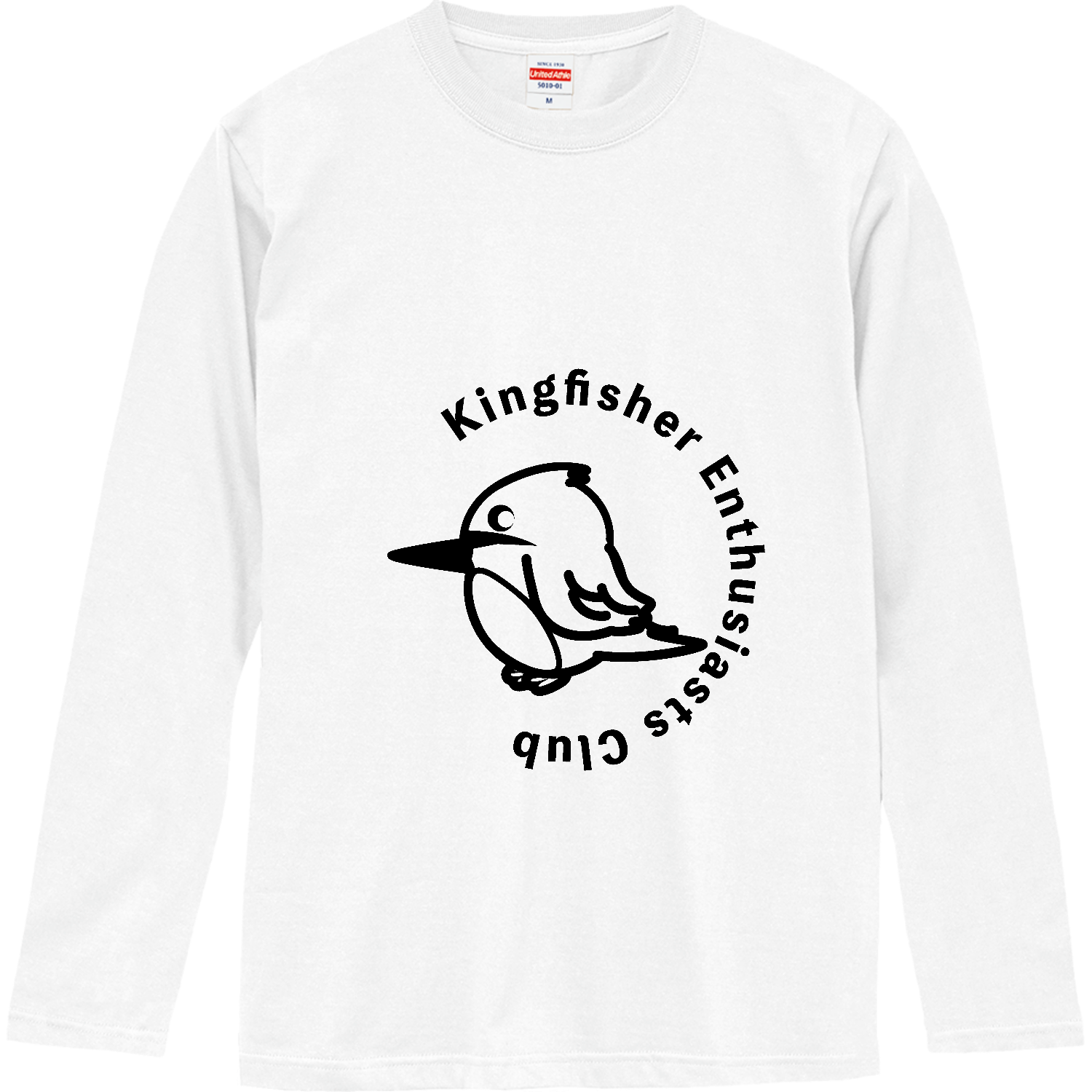 カワセミ愛好家 長袖Tシャツ｜チコデザ - オリラボマーケット