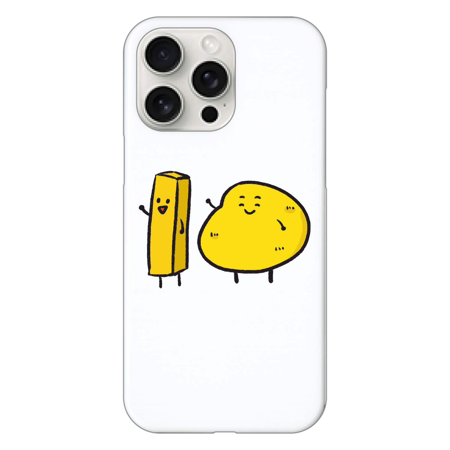 キャラクターシリーズ「手描きポテトブラザーズ」 iPhone15 Pro Max (ハードケース)