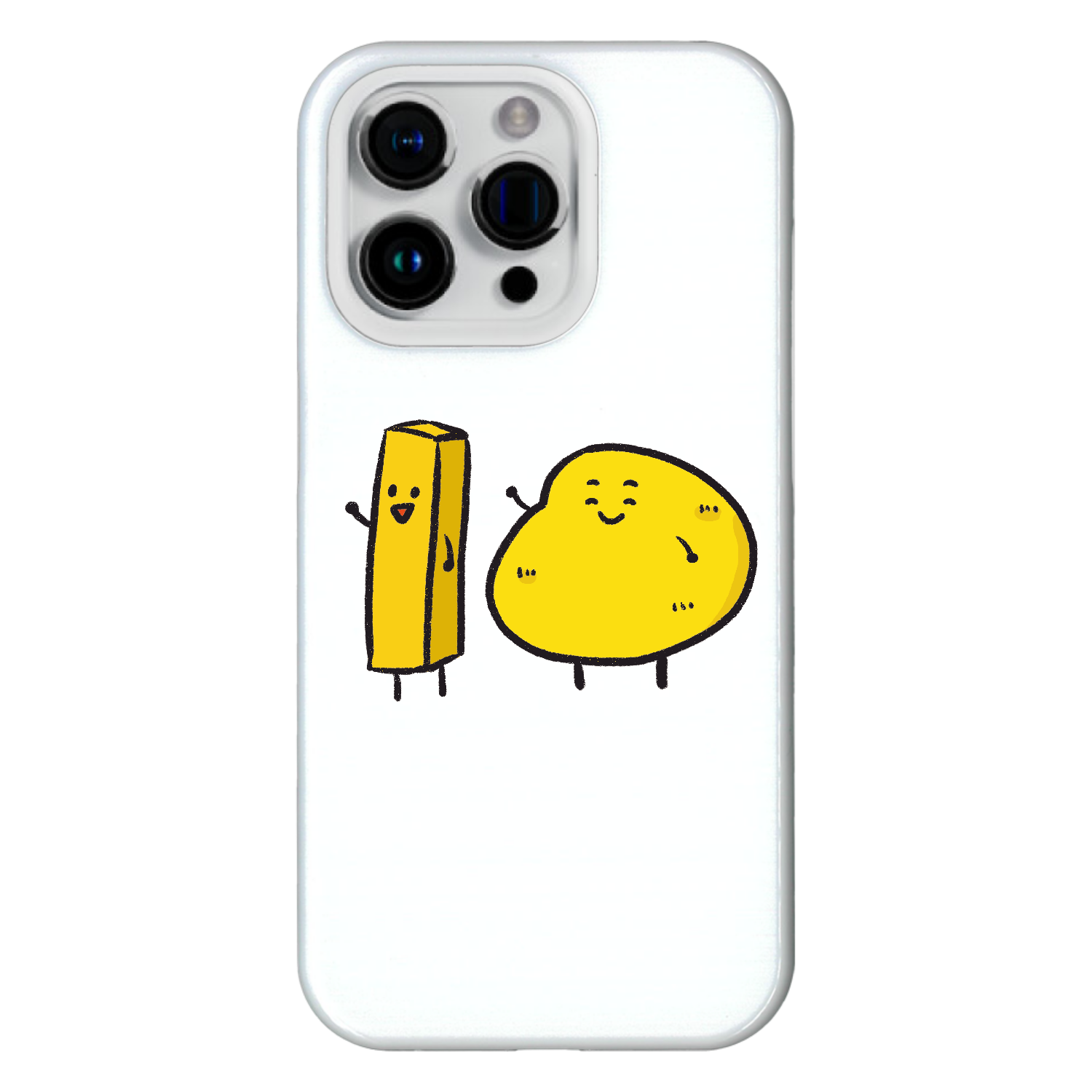 キャラクターシリーズ「手描きポテトブラザーズ」 iPhone15 Pro (ハードケース)