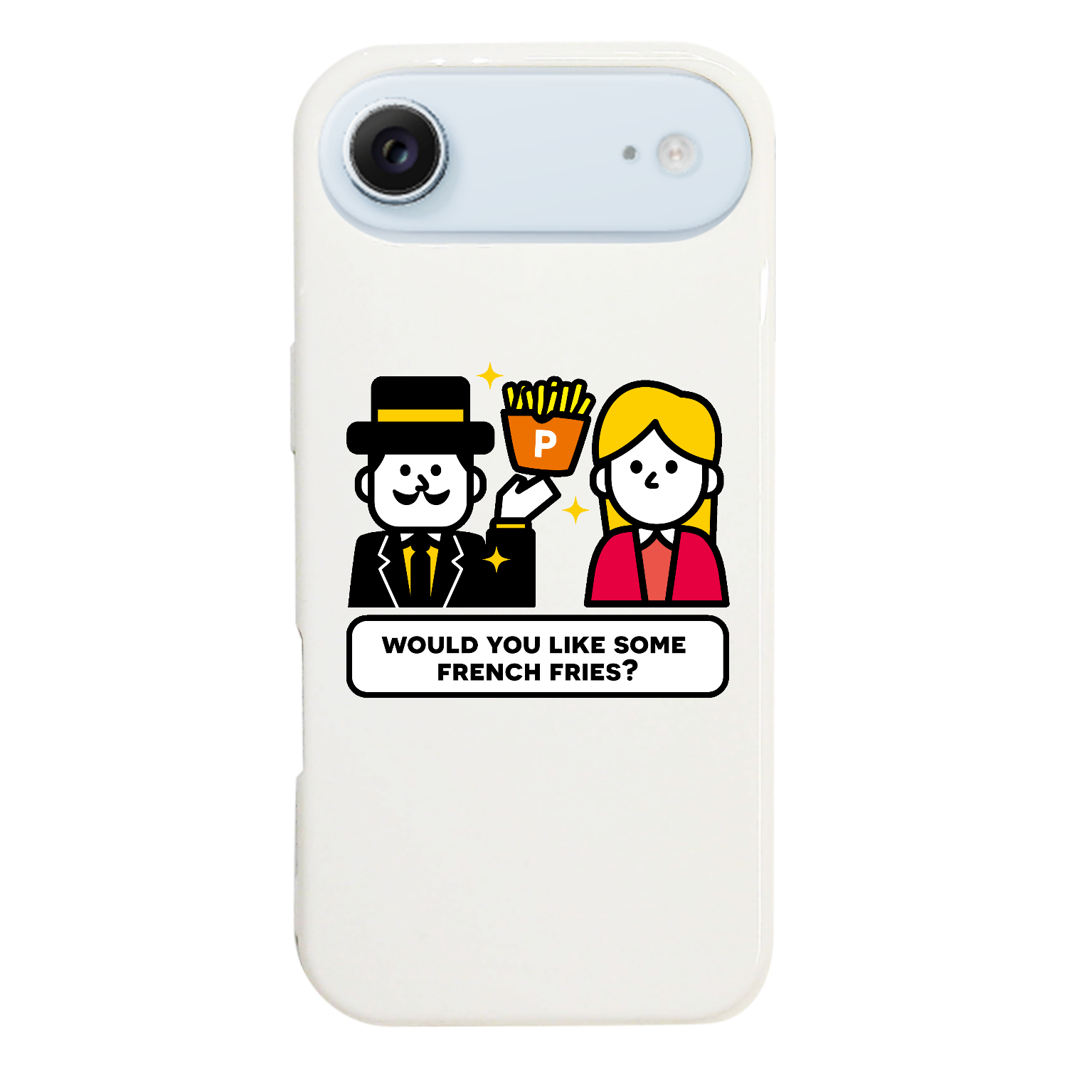 グラフィックシリーズ「ポテトジェントルマン&ポテトレディ」 iPhone17 Air (ハードケース)