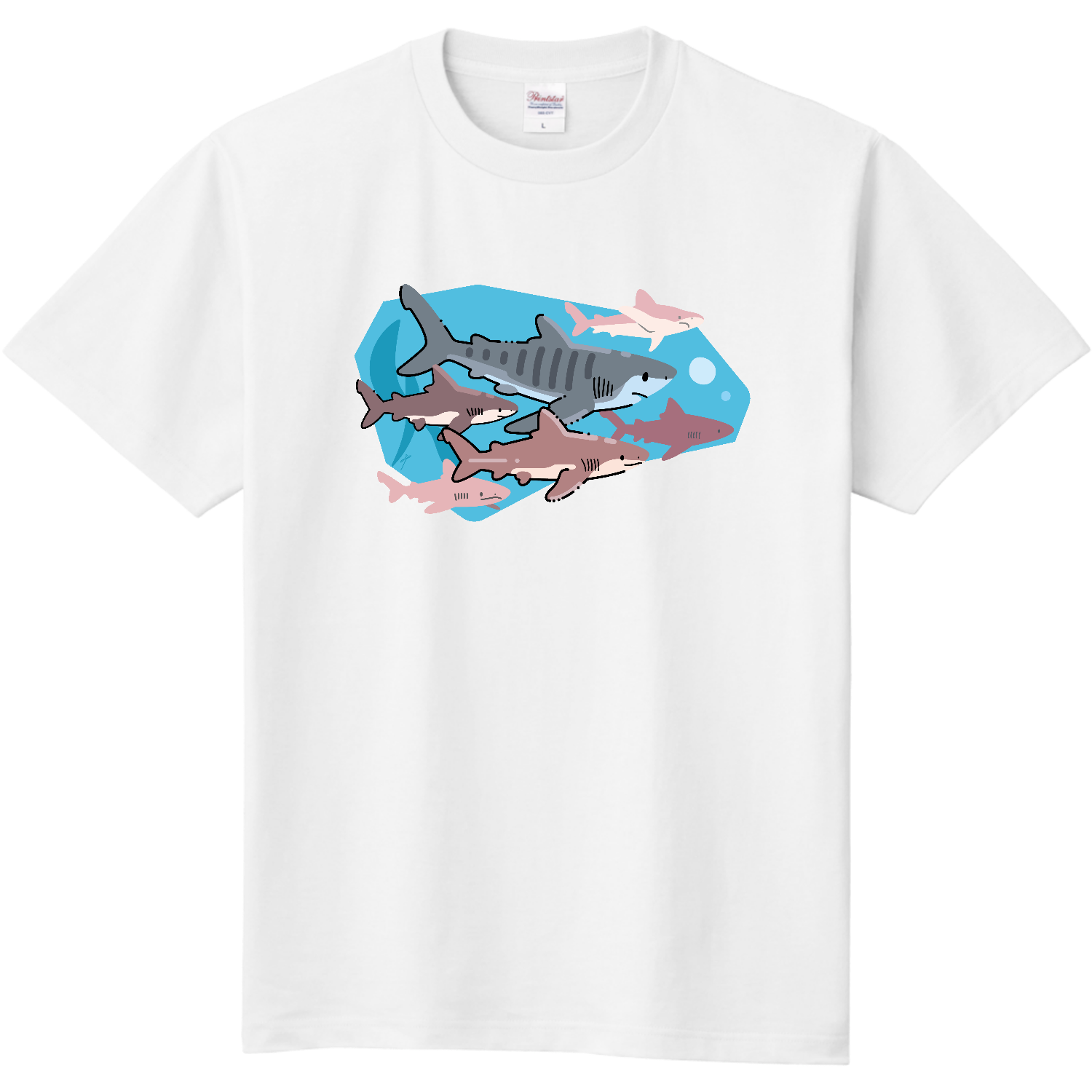 サメと泳ぐ 定番Ｔシャツ