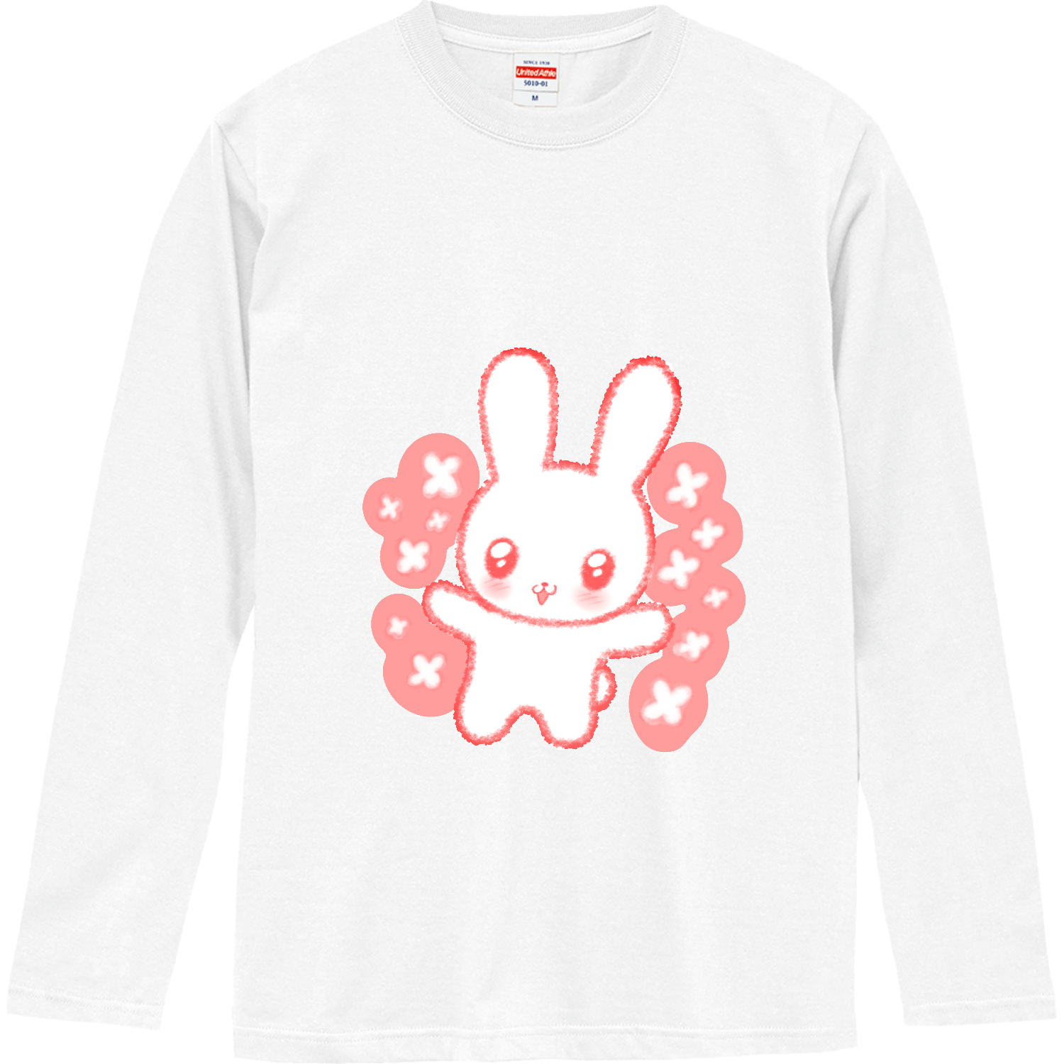 きらきらうさぎ ロングスリーブTシャツ