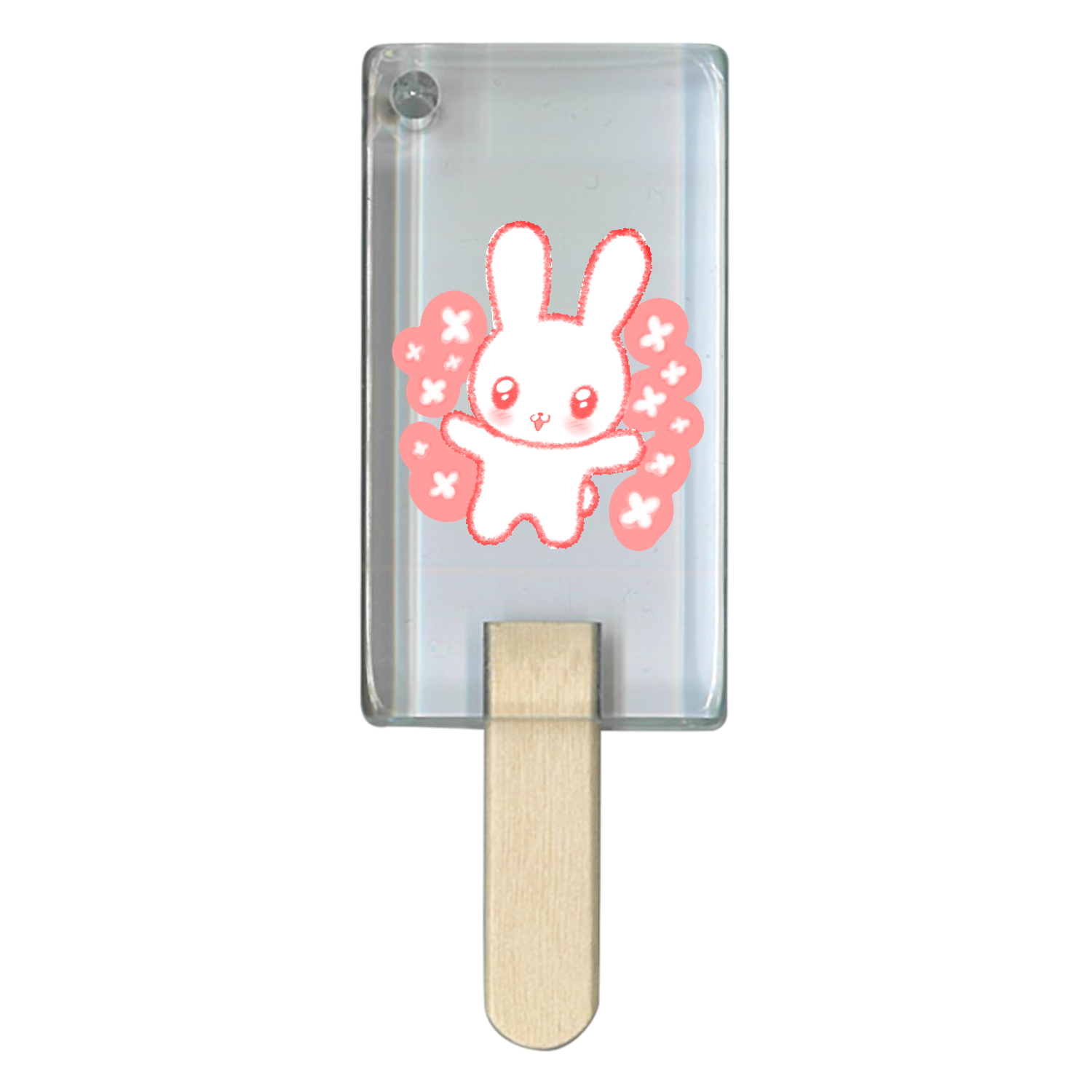 きらきらうさぎ アイス型アクリルチャーム