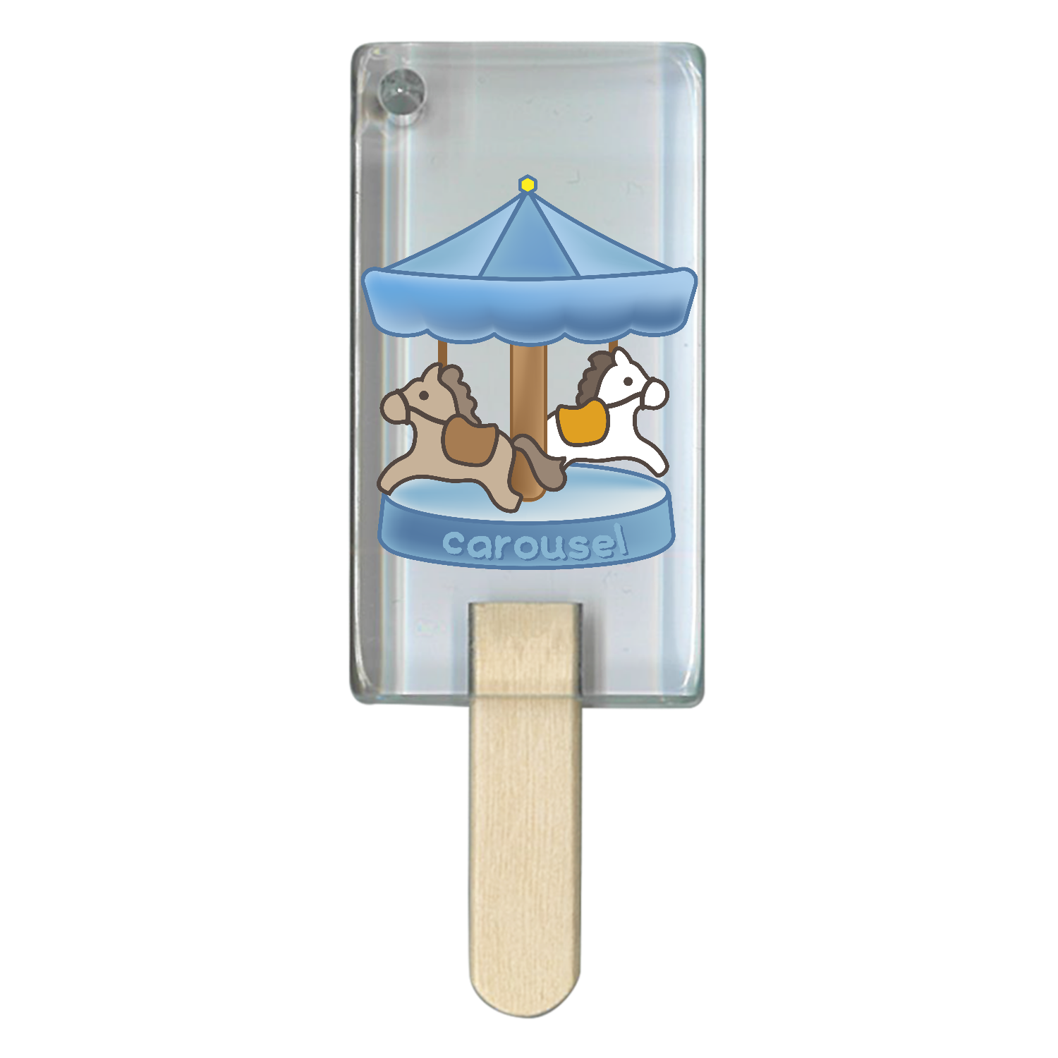 carousel／メリーゴーランド・ウマ・午年 アイス型アクリルチャーム