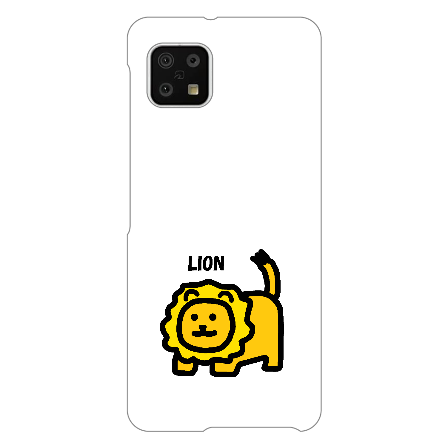 ライオン AQUOS sense6 / sense6s (SH-54B/SHG05/SHG07/SH-RM19/SH-M19) ハードケース