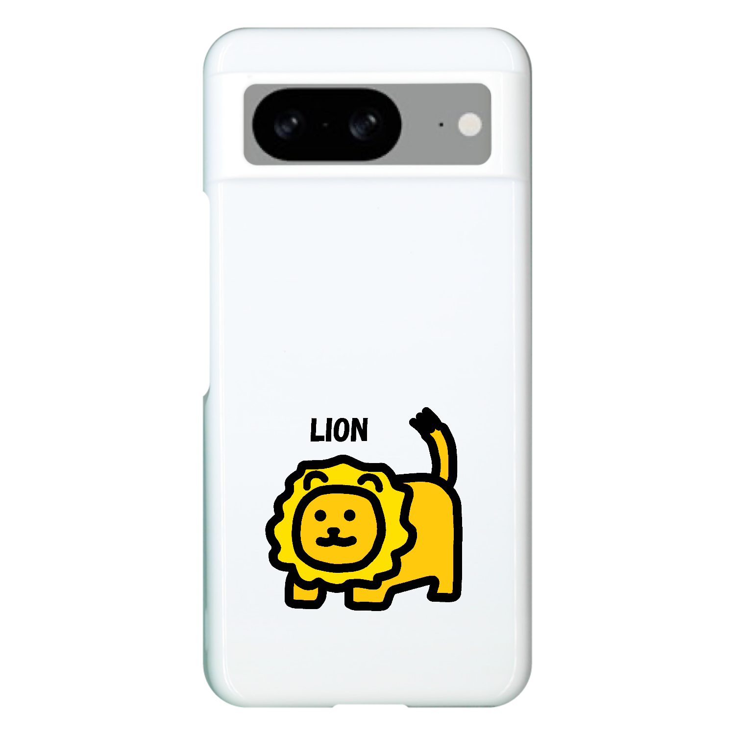 ライオン Google Pixel 8 ハードケース