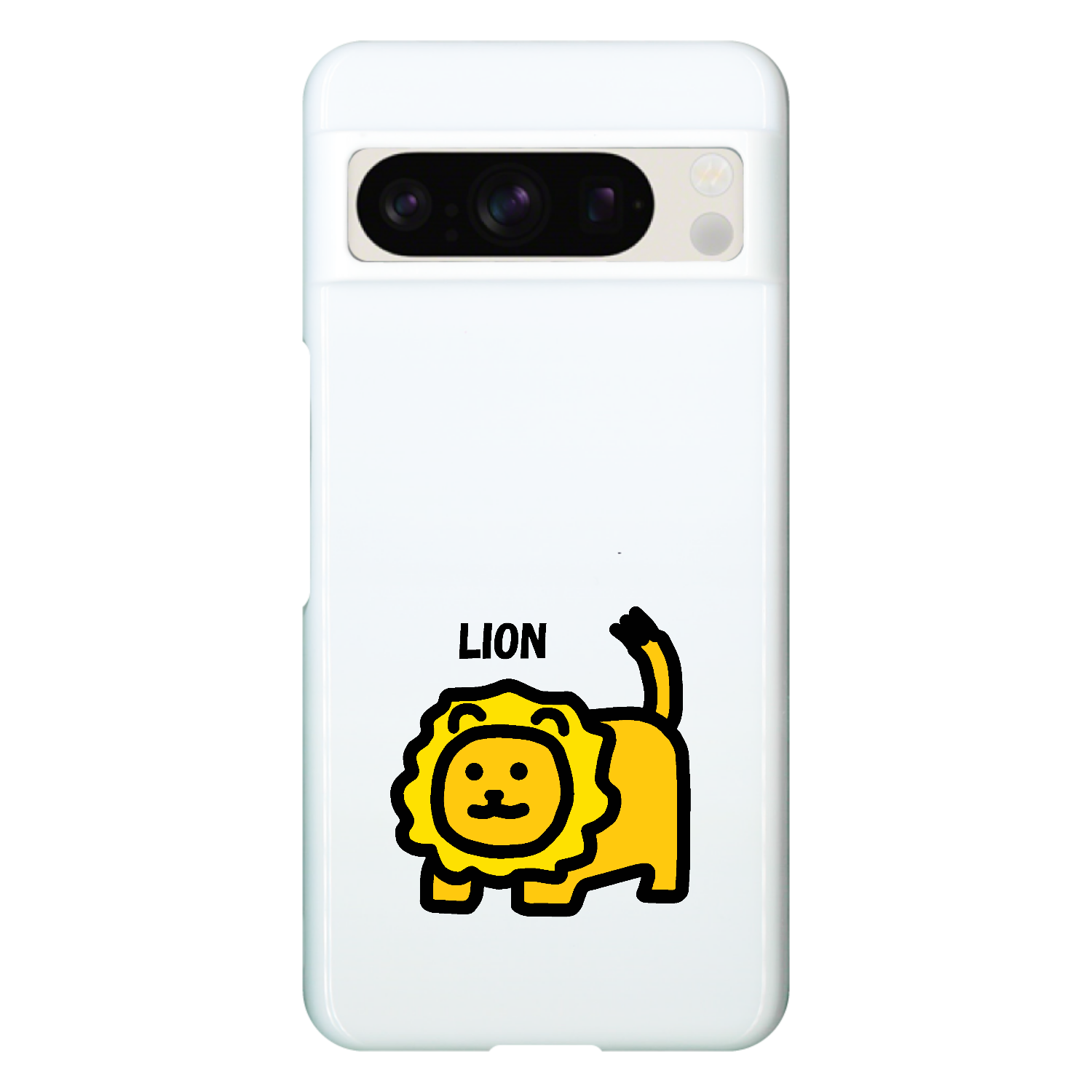ライオン Google Pixel 8 Pro ハードケース