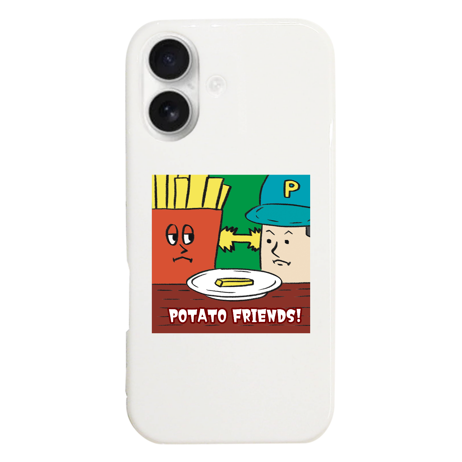 グラフィックシリーズ「最後のポテトはオレのもの!」 iPhone17 (ハードケース)