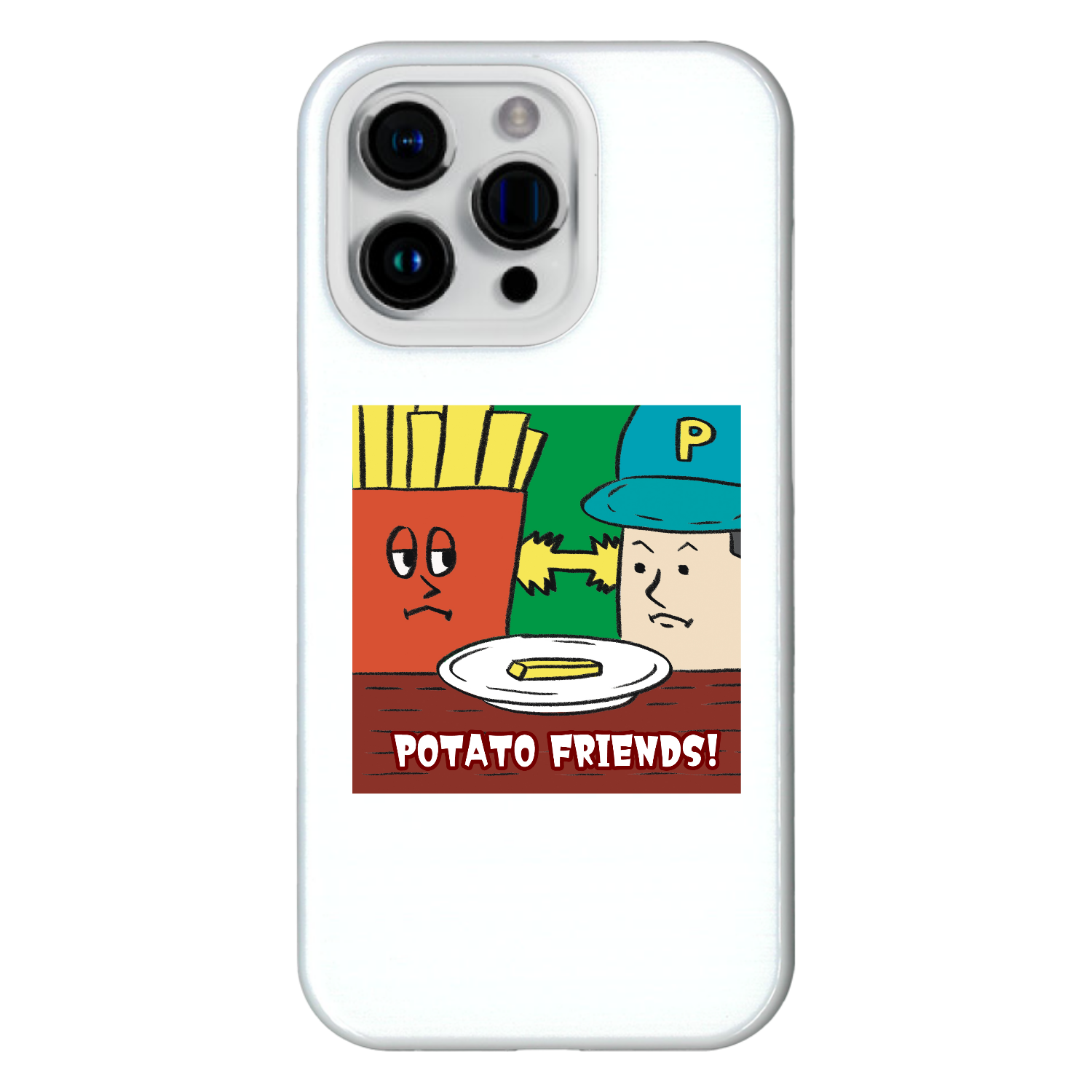 グラフィックシリーズ「最後のポテトはオレのもの!」 iPhone15 Pro (ハードケース)