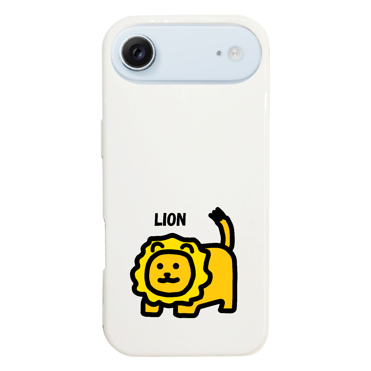 ライオン iPhone17 Air (ハードケース)