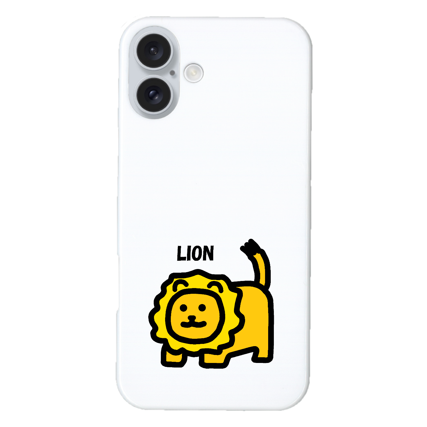 ライオン iPhone16 Plus (ハードケース)