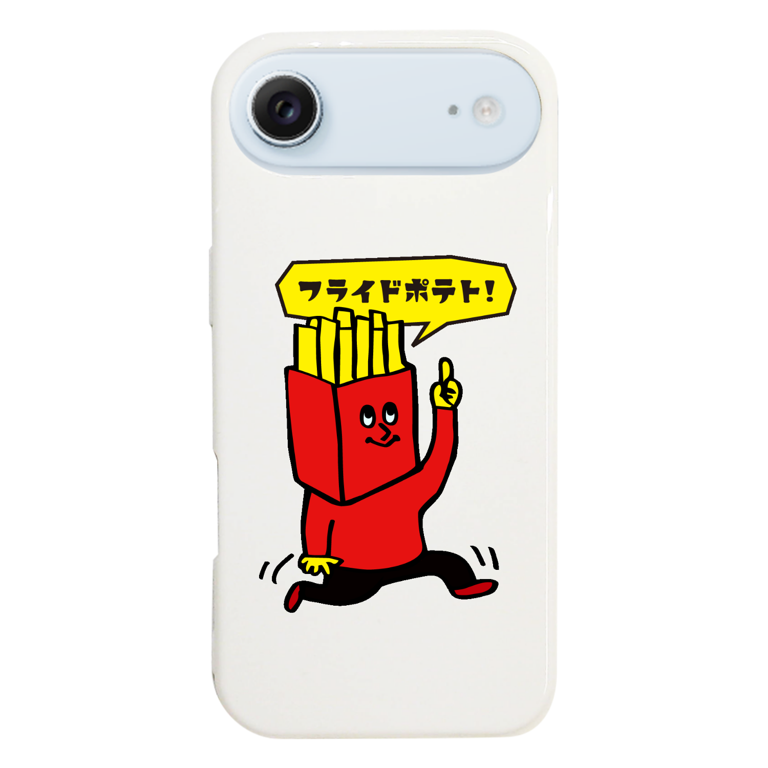 グラフィックシリーズ「ポテトマンがソロで登場!」 iPhone17 Air (ハードケース)