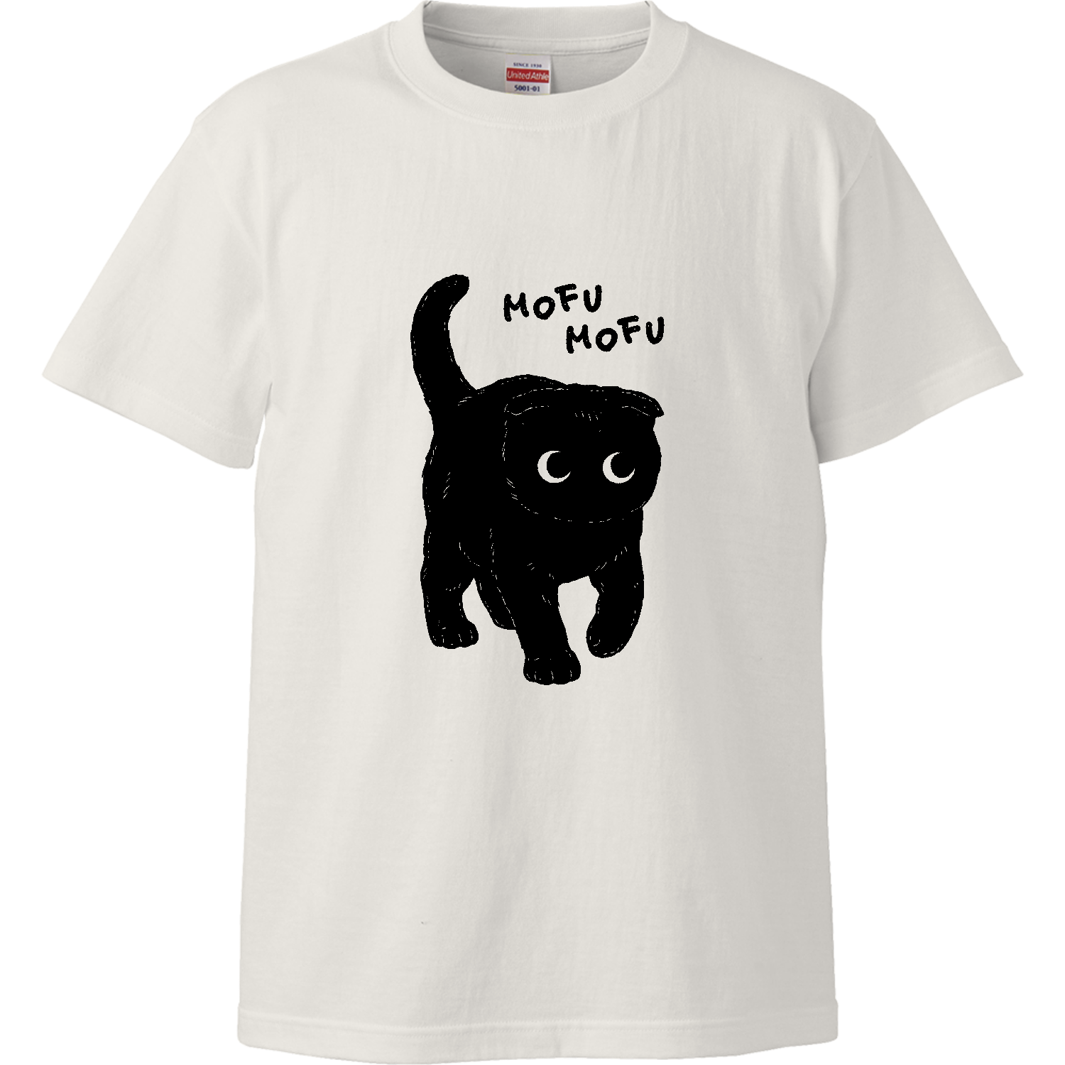 モフモフな子猫くん（スコティッシュフォールド）ハイクオリティーTシャツ1