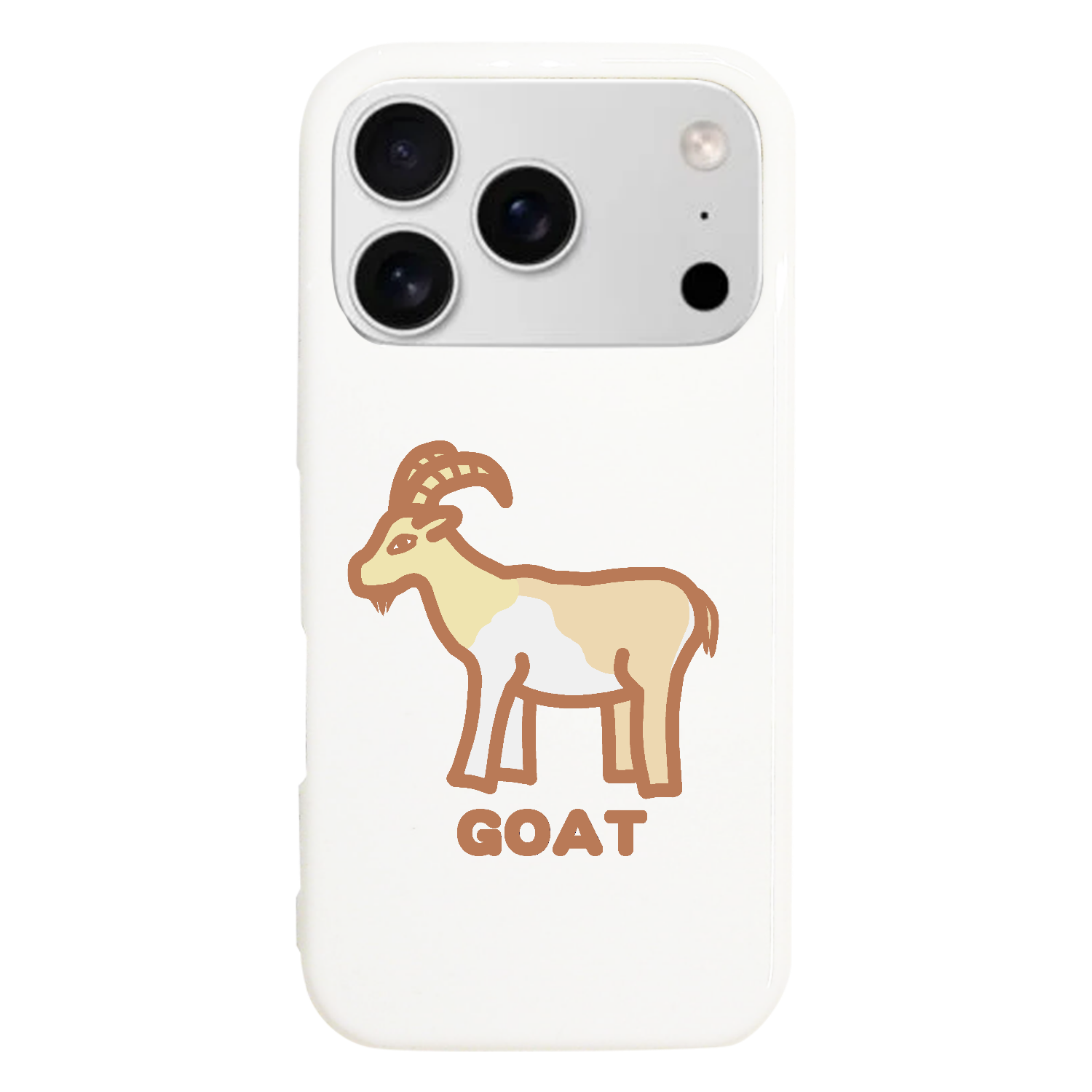 なんだか納得いかないヤギ（き） iPhone17 Pro (ハードケース)