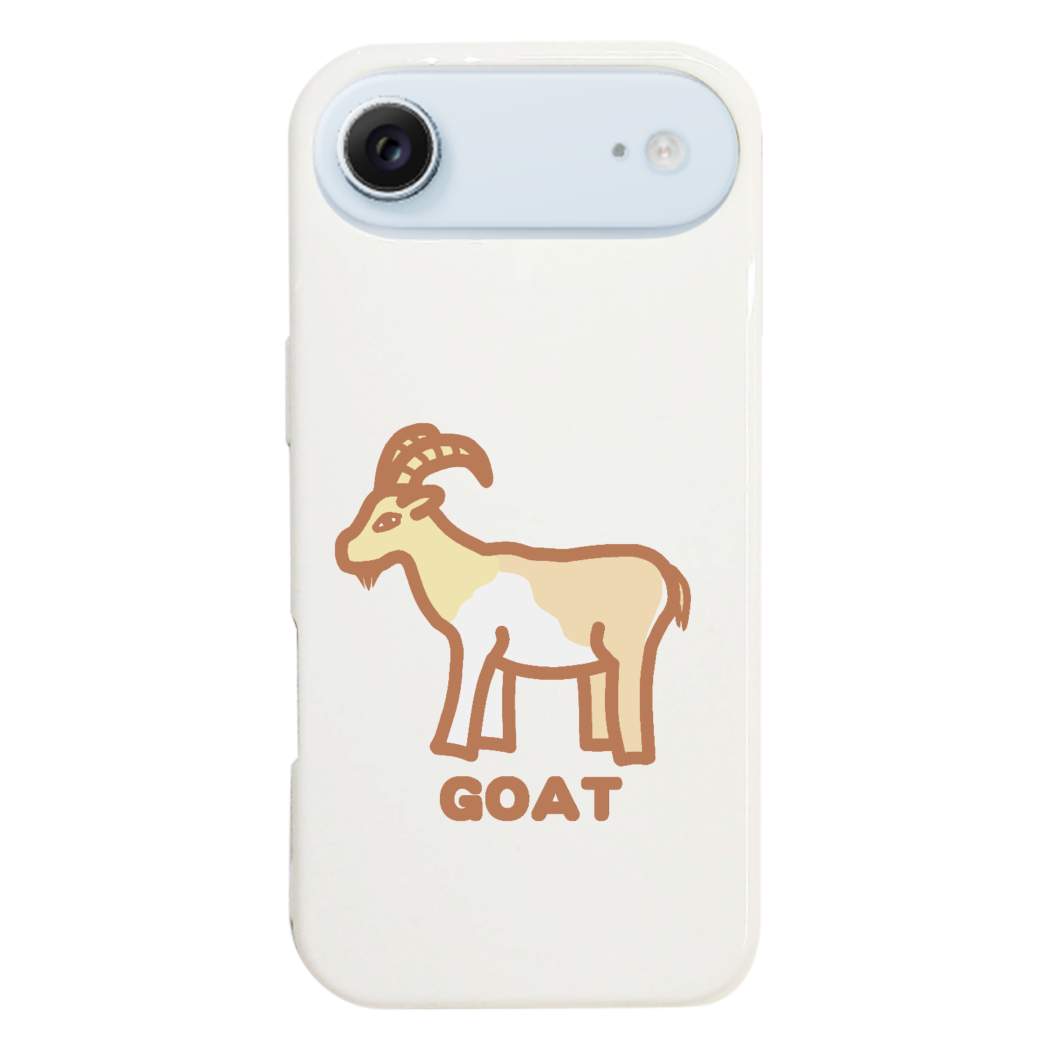 なんだか納得いかないヤギ（き） iPhone17 Air (ハードケース)