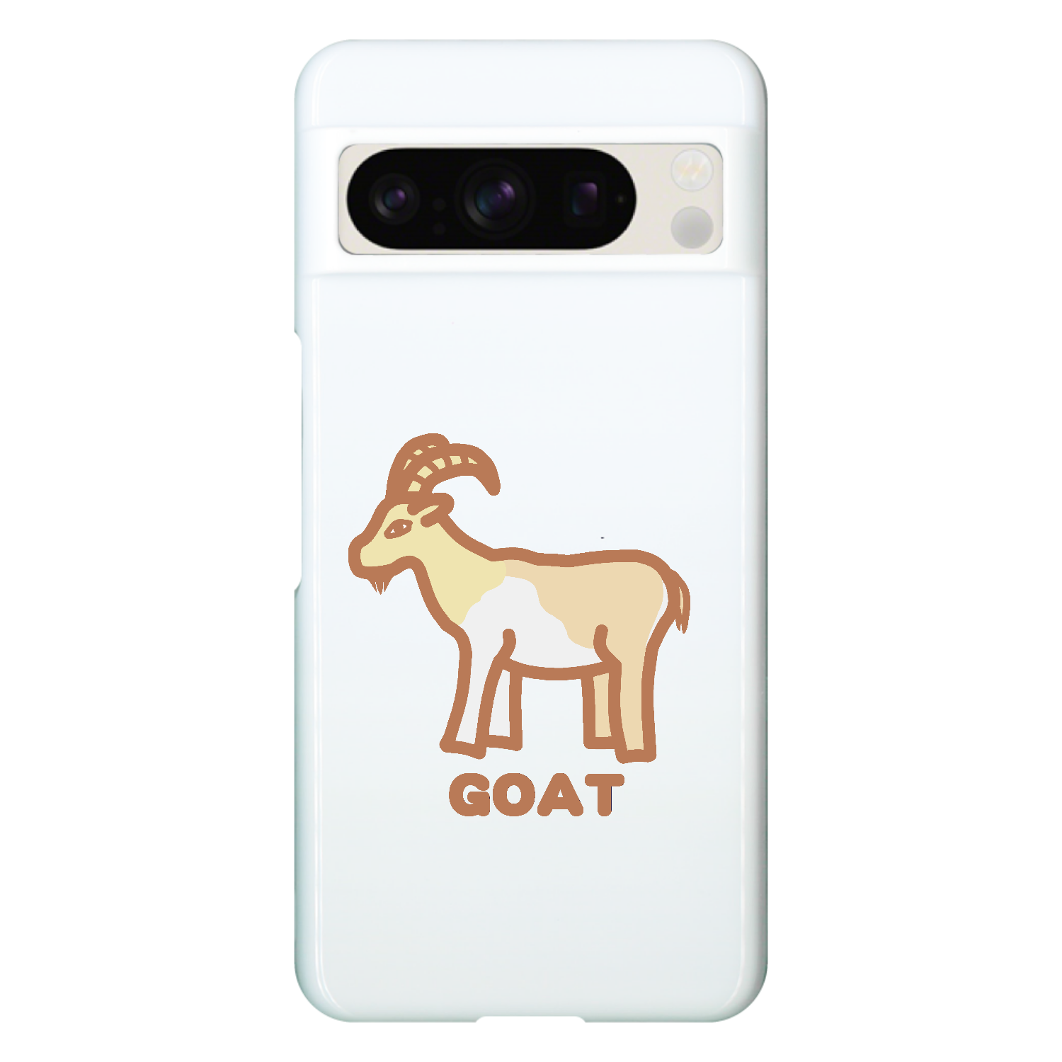 なんだか納得いかないヤギ（き） Google Pixel 8 Pro ハードケース