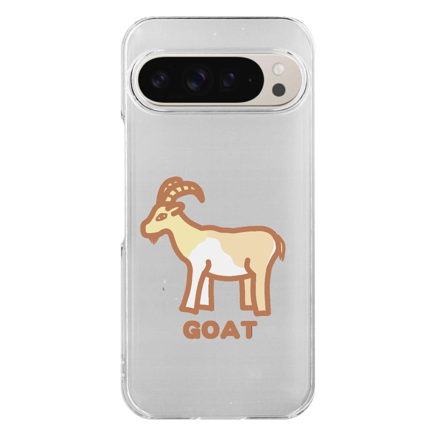 なんだか納得いかないヤギ（き） Google Pixel9/9Pro ハードケース